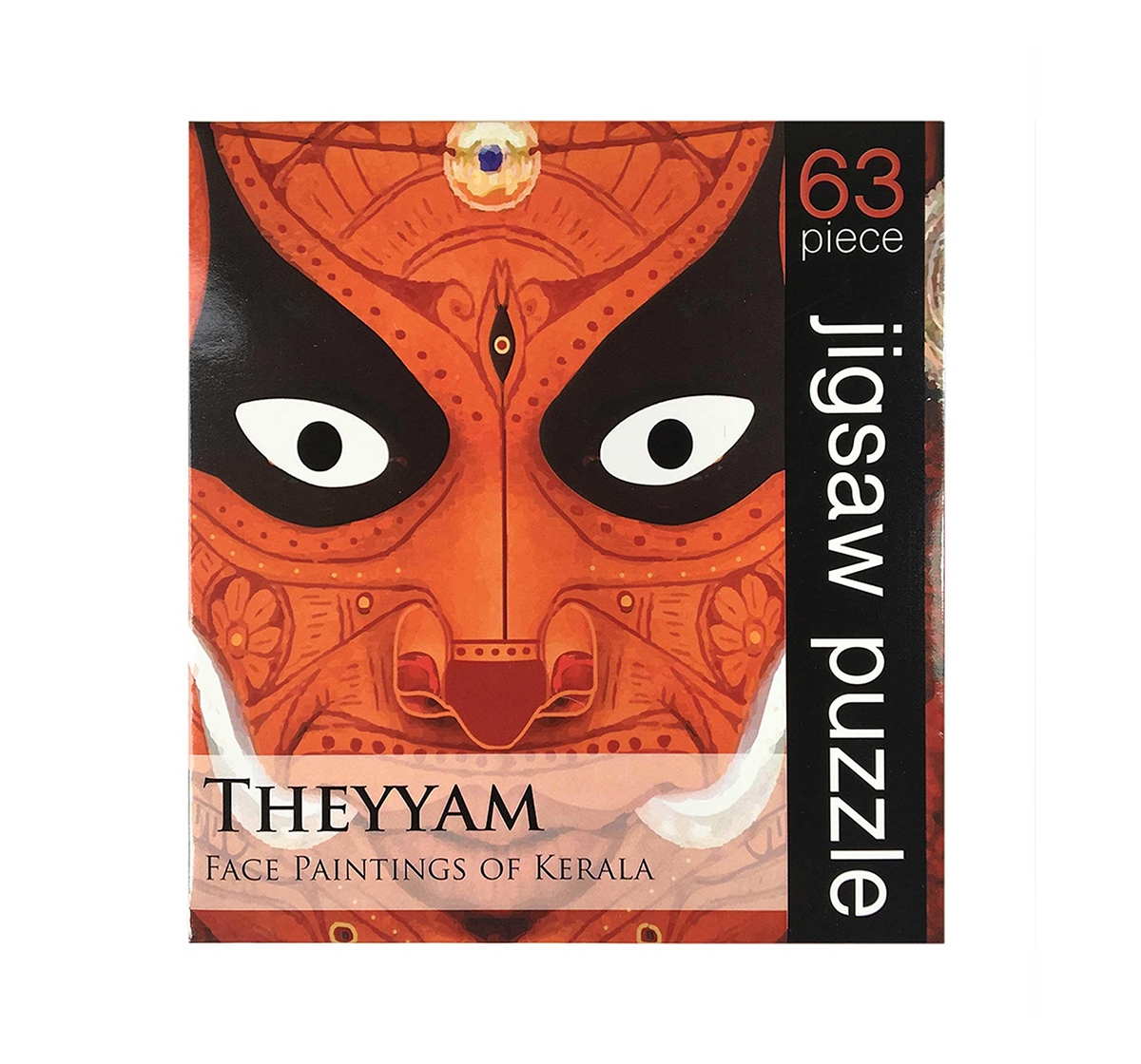 Froggmag | Frogg  Theyyam  63Pc Puzzles for Kids age 7Y+ (Red) 0