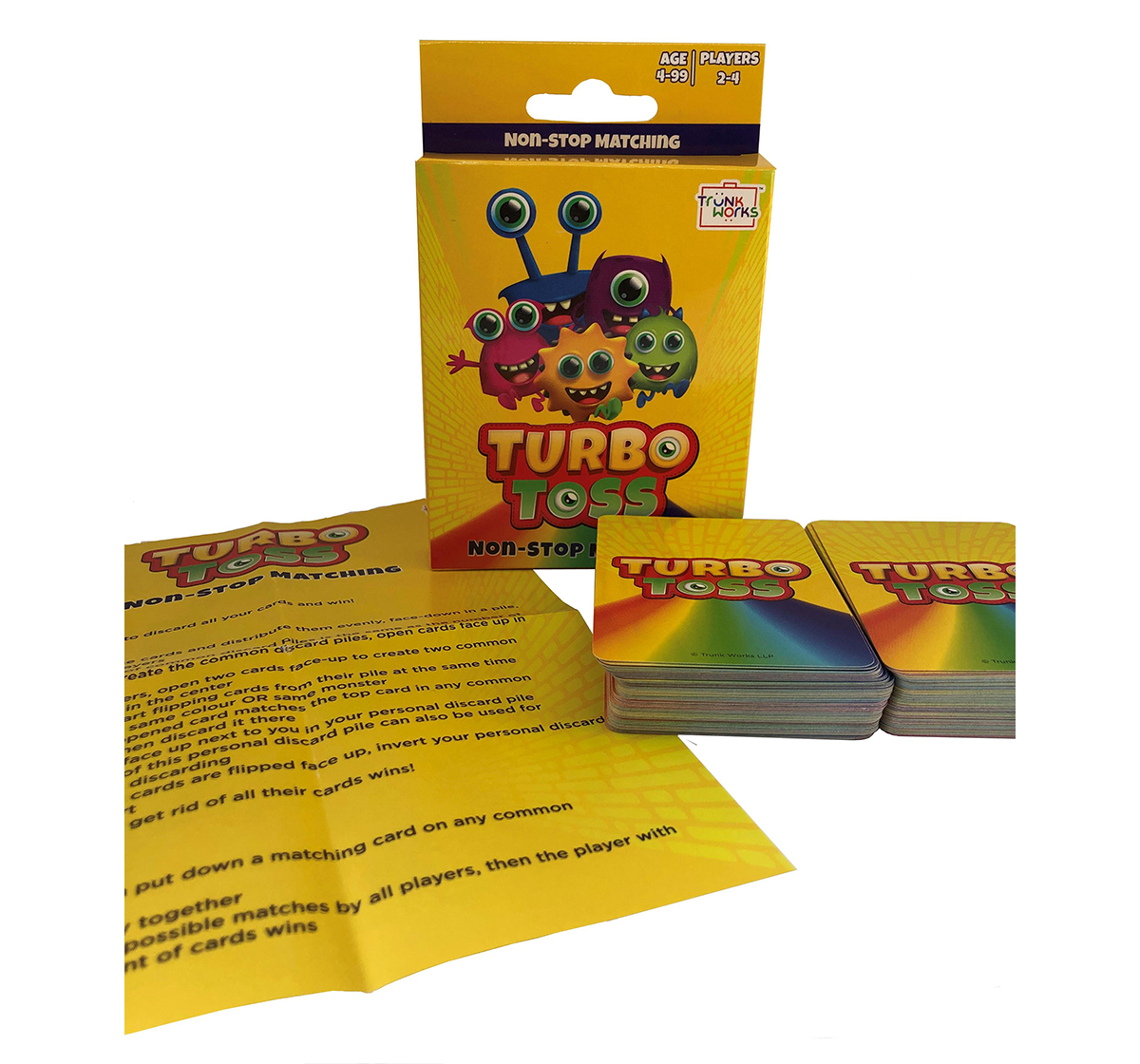 Trunk Works Turbo Toss Games for Kids age 4Y+