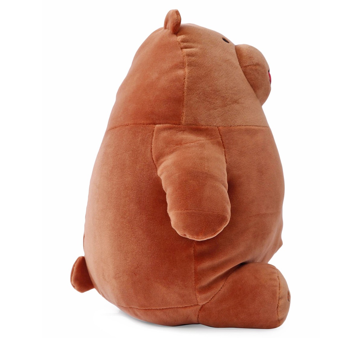 We Bare Bears We Bare Bear Sitting Grizzly Bear Plush 30 Cm Character Soft Toys for Kids age 1Y+ - 30 Cm (Brown)
