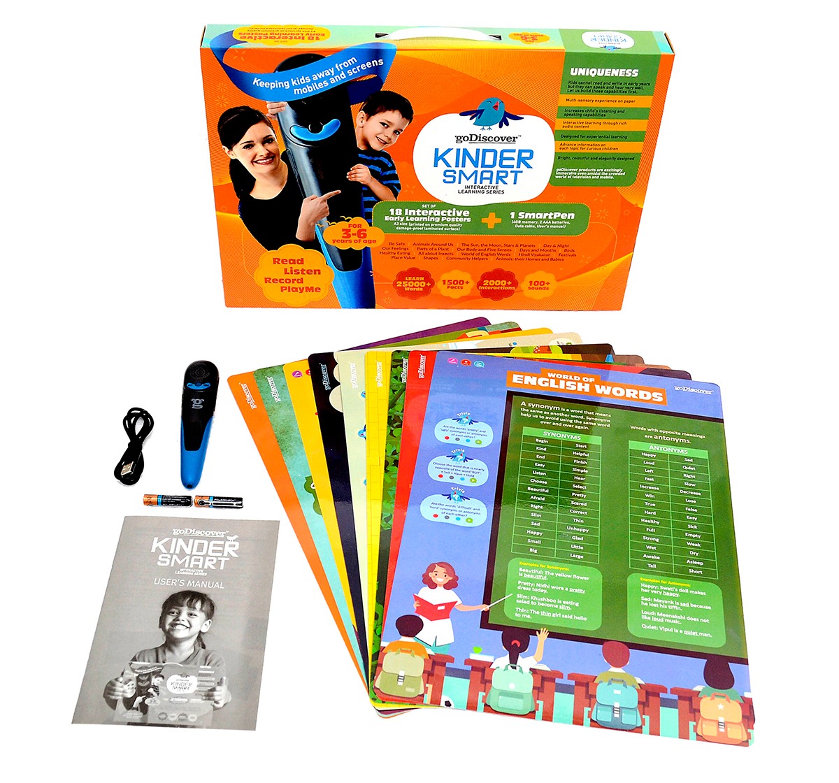 Go Discover Kinder Smart Interactive Learning Series Games for Kids age 3Y+