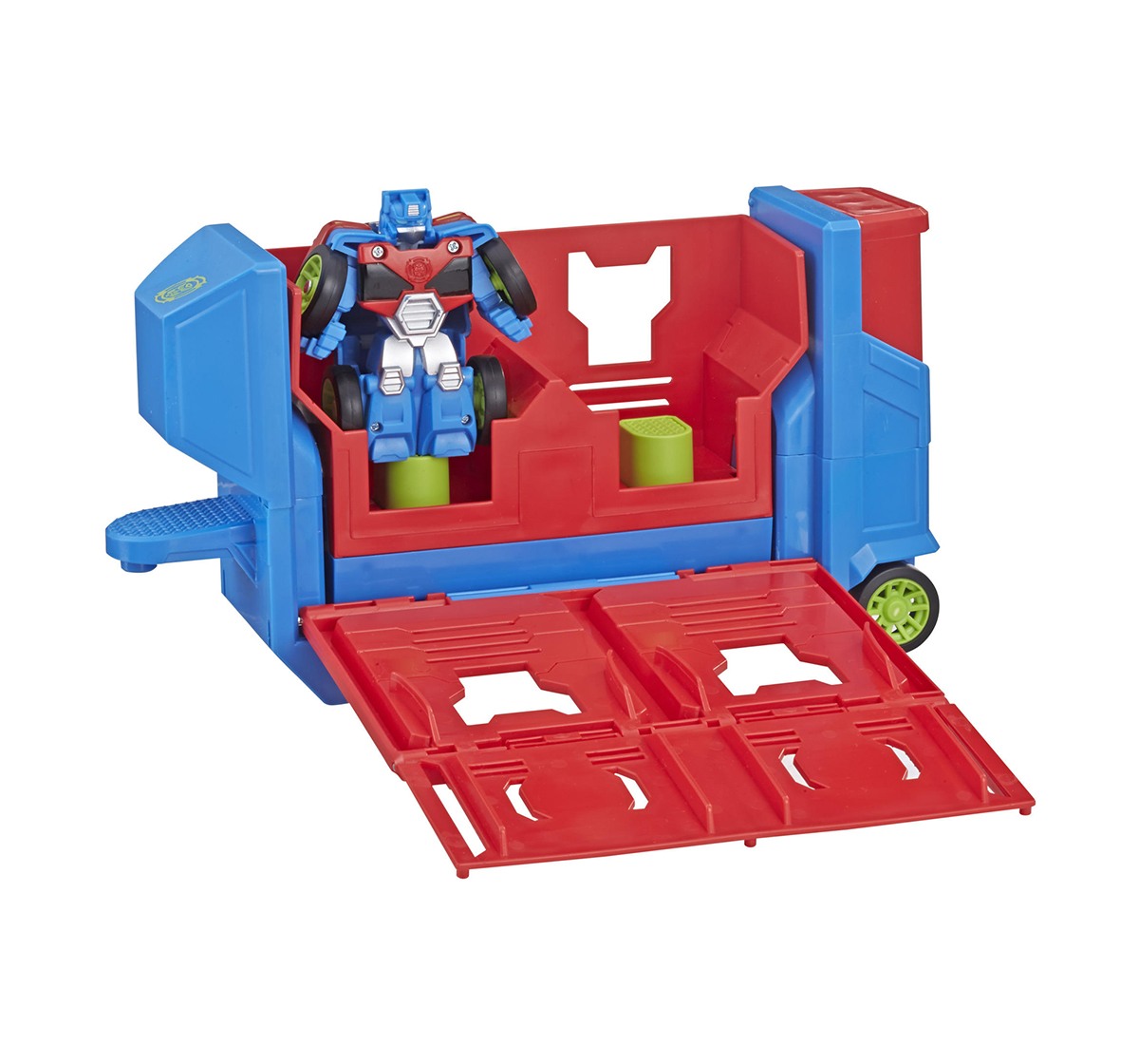 Playskool heroes flip racers optimus prime top