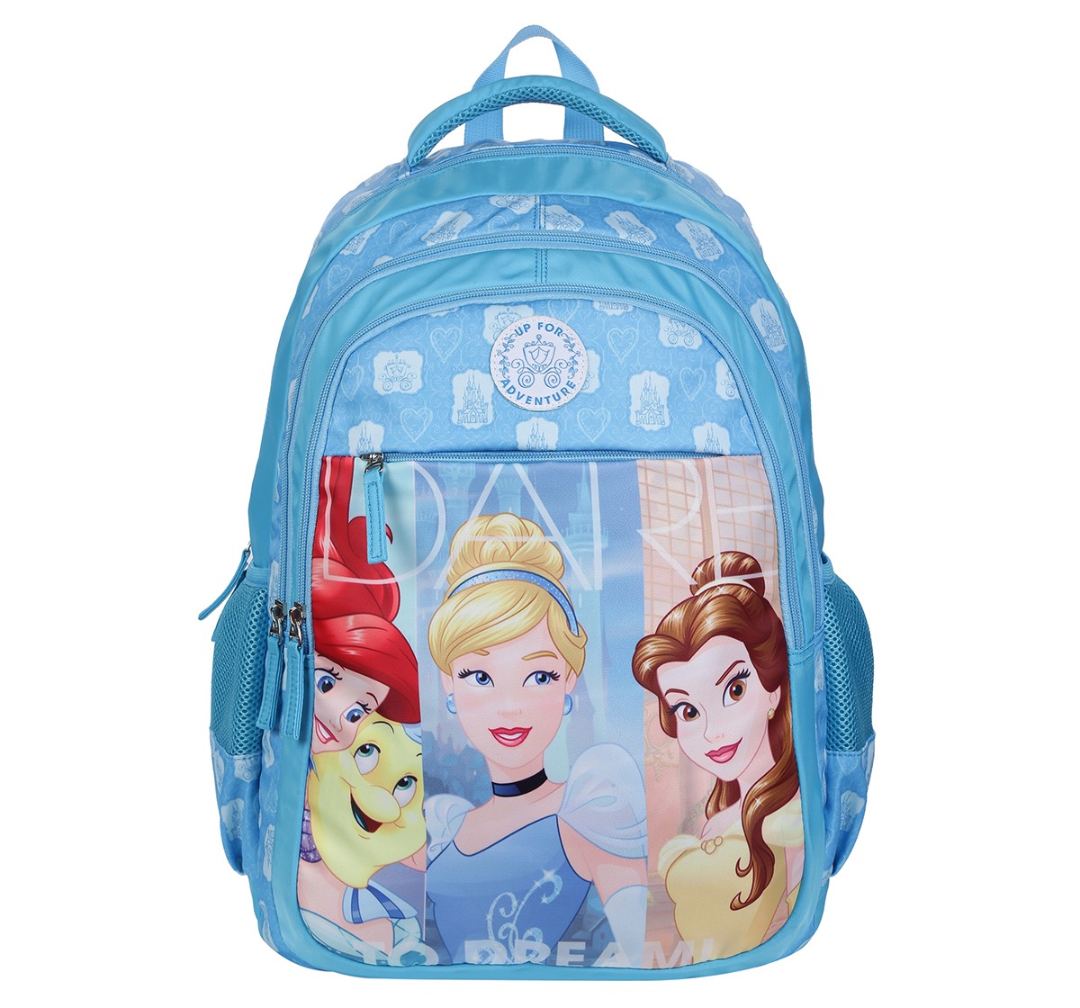 Disney Princess Adventure Blue 17" Backpack Bags for Girls age 3Y+
