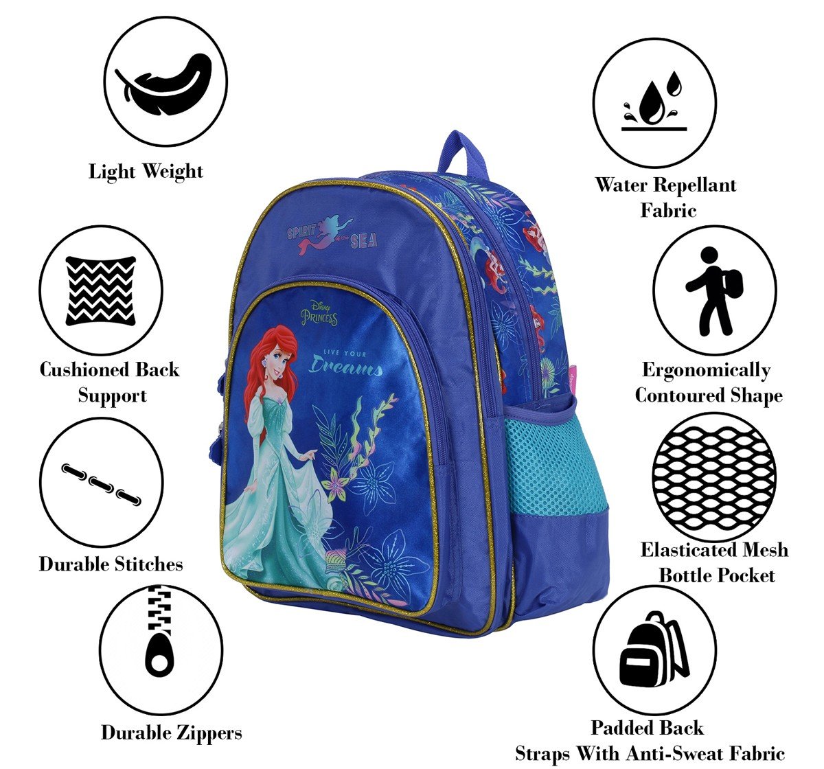 Simba Princess Live Your Dreams 14 Backpack Multicolor 3Y+