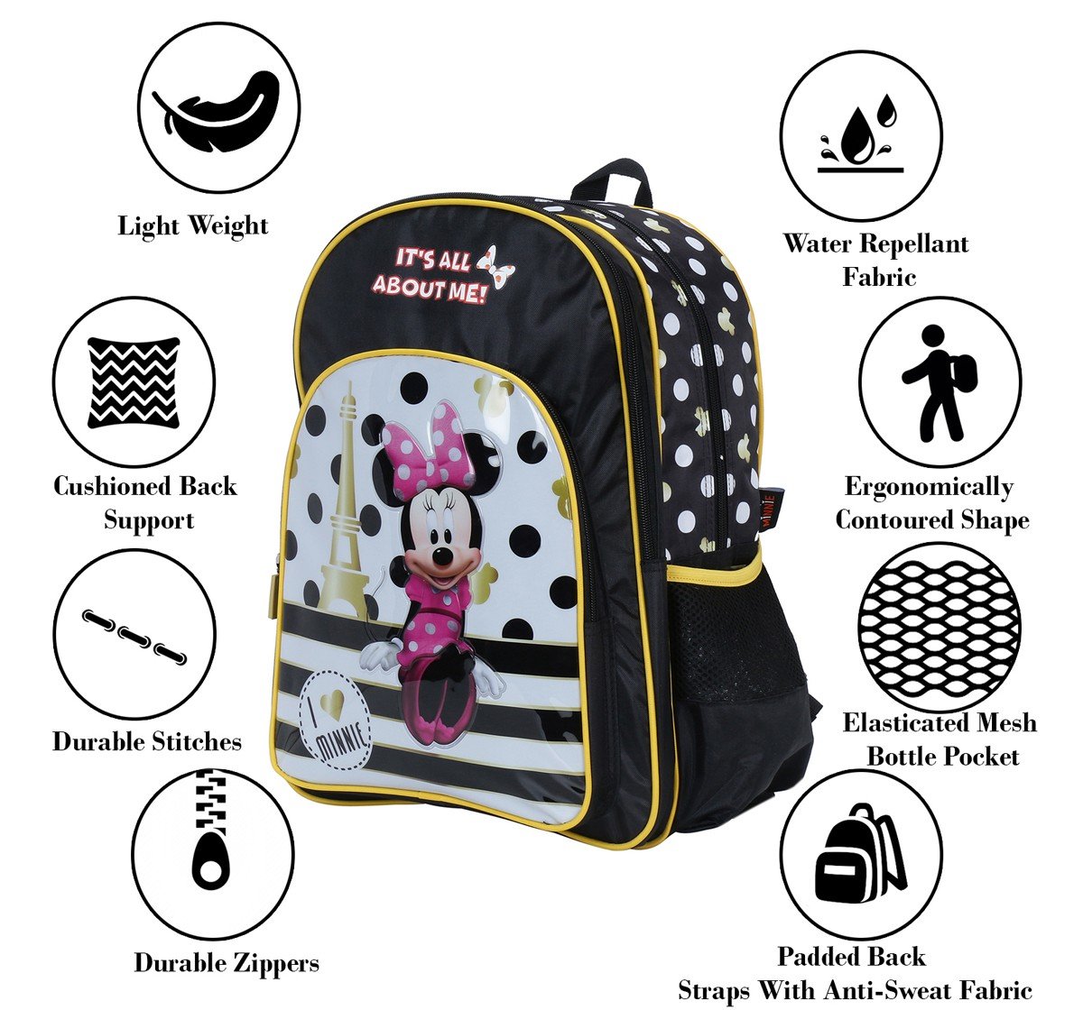 Simba Minnie Paris 14 Backpack Multicolor 3Y+