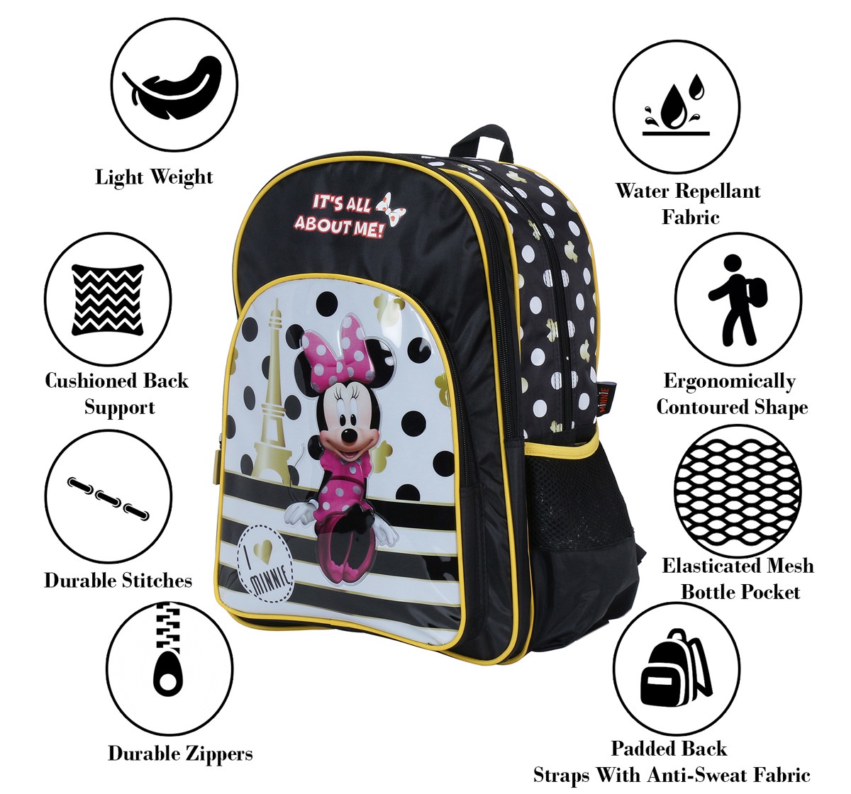 Simba Minnie Paris 16 Backpack Multicolor 3Y+