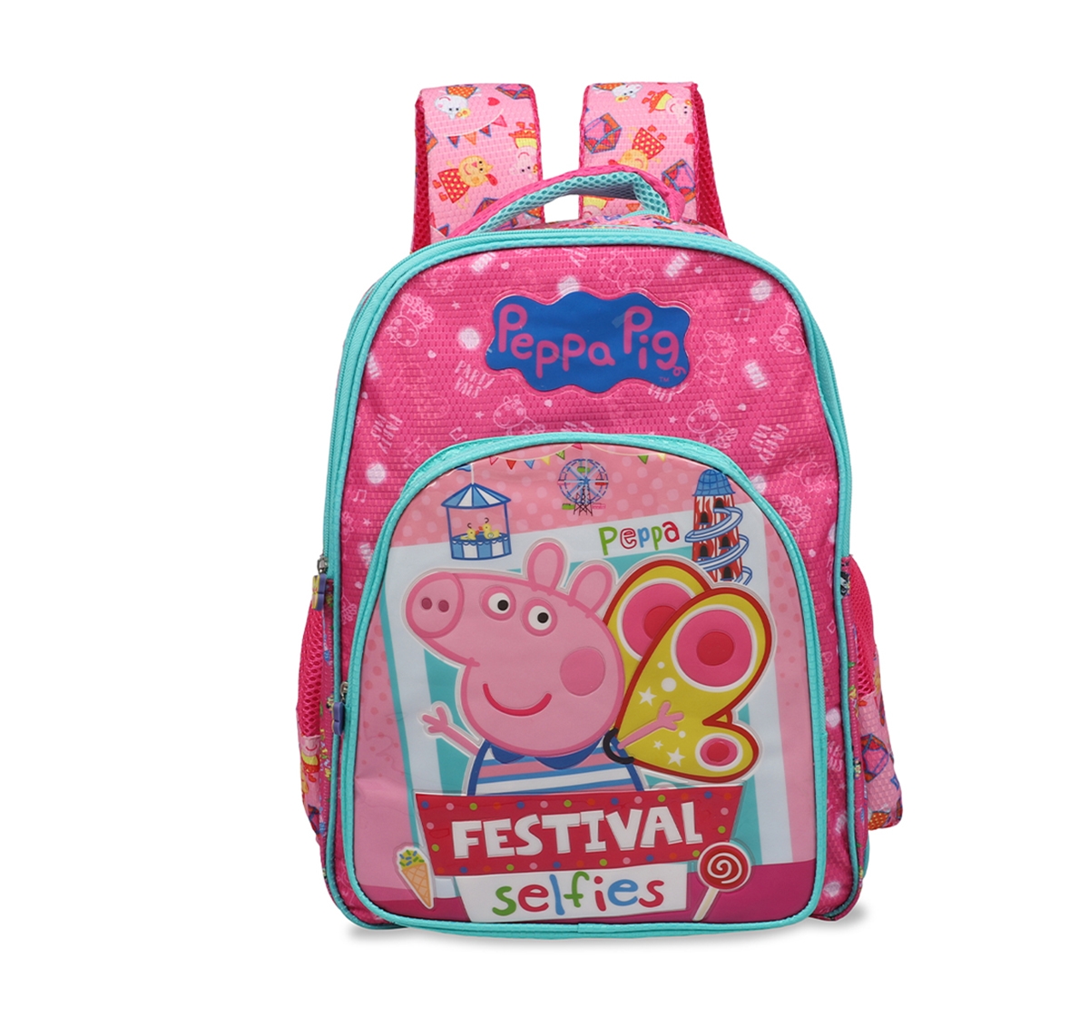 Peppa Pig | Peppa Pig Festival Selfies School Bag 36 Cm for Kids age 3Y+ (Pink) 0