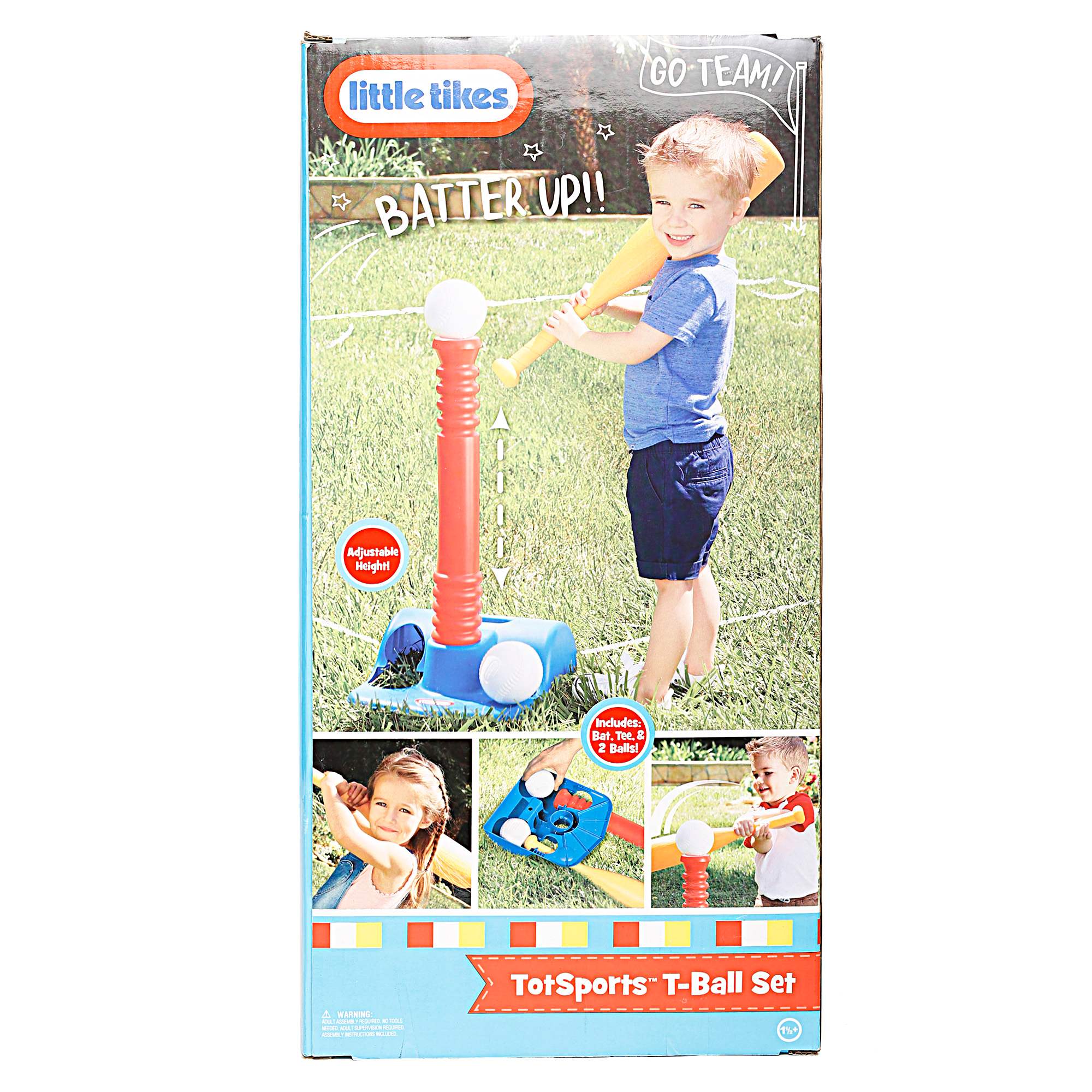 Little Tikes TotSports T-Ball Set, Green Indoor Sports for Kids age 18M +