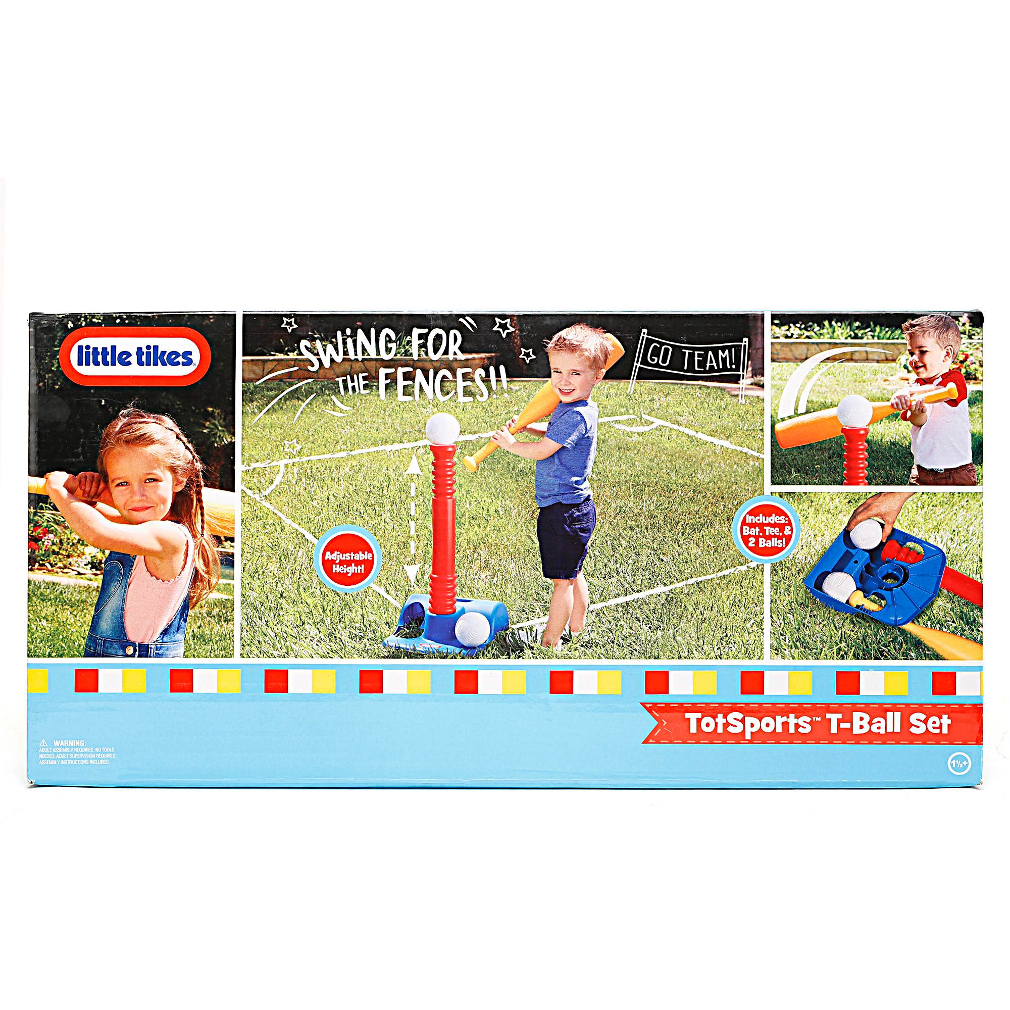 Little Tikes TotSports T-Ball Set, Green Indoor Sports for Kids age 18M +