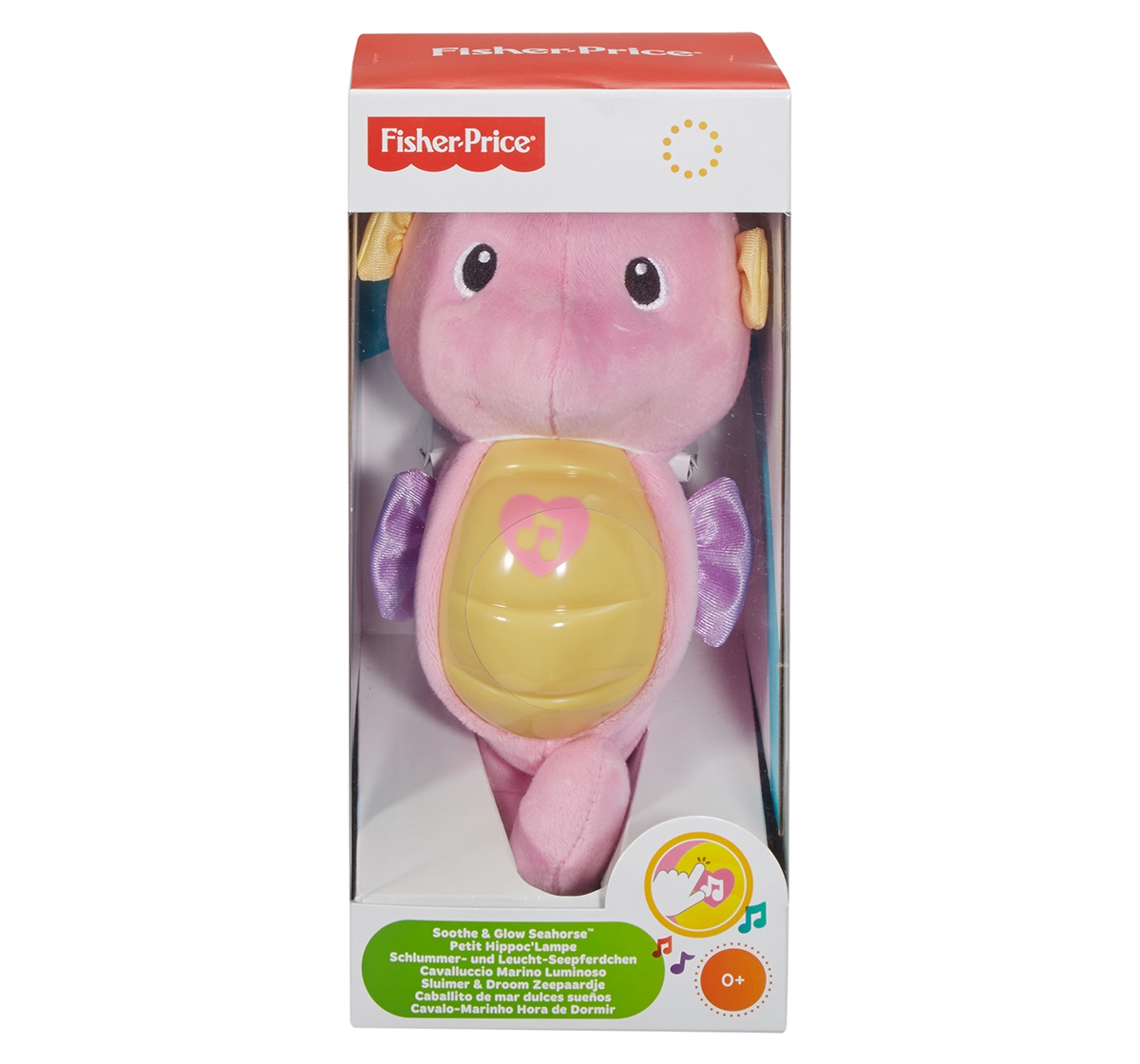 Fisher-Price | Fisher price Sooth and glow Sea Horse, New Born for Kids age 0M+ ( pink) 4