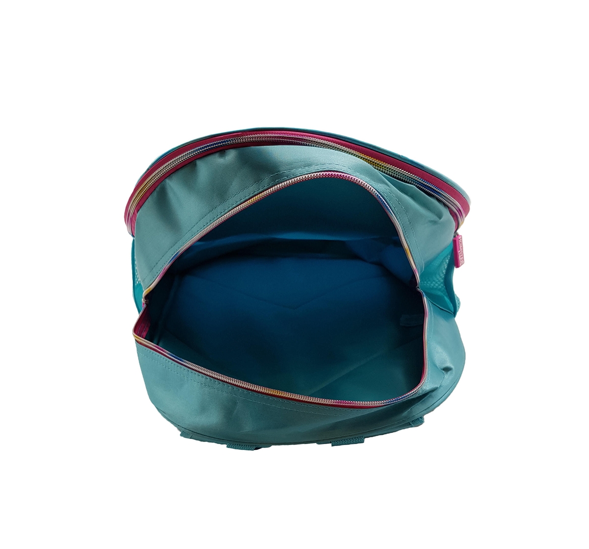 Hamster London | Hamster London Shiny Shell Backpack with Tiffin Bag for Girls age 3Y+ (Blue) 3
