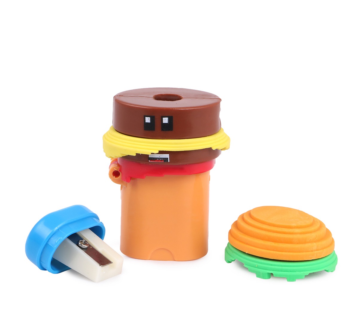 Hamster London Scented Sharpener & Eraser Burger for Kids age 3Y+