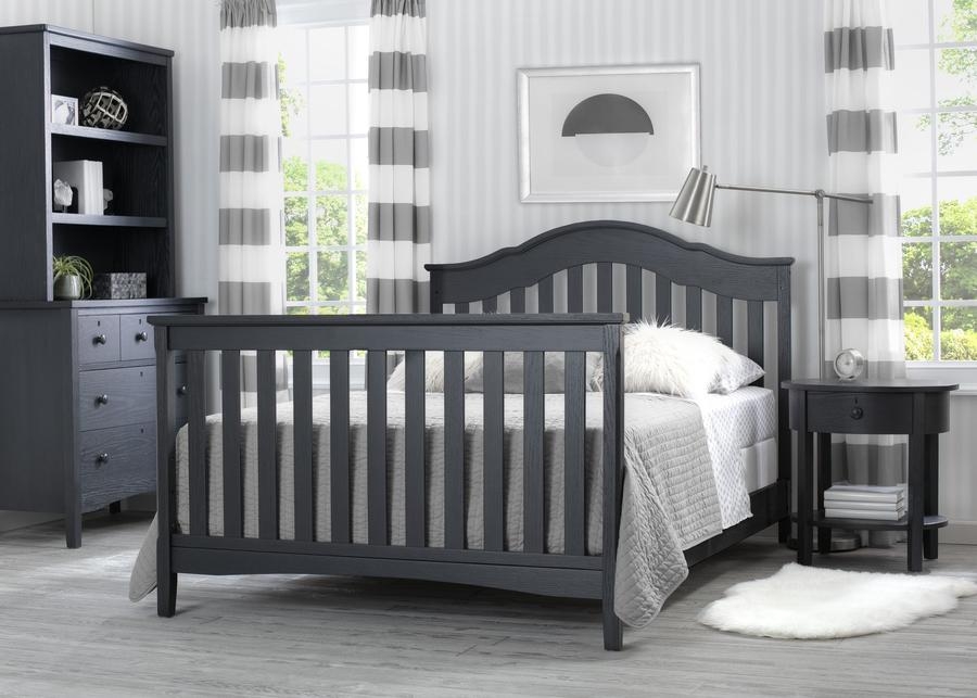Mothercare | Delta Children Farmhouse 6 In 1 Convertible Crib Grey 5