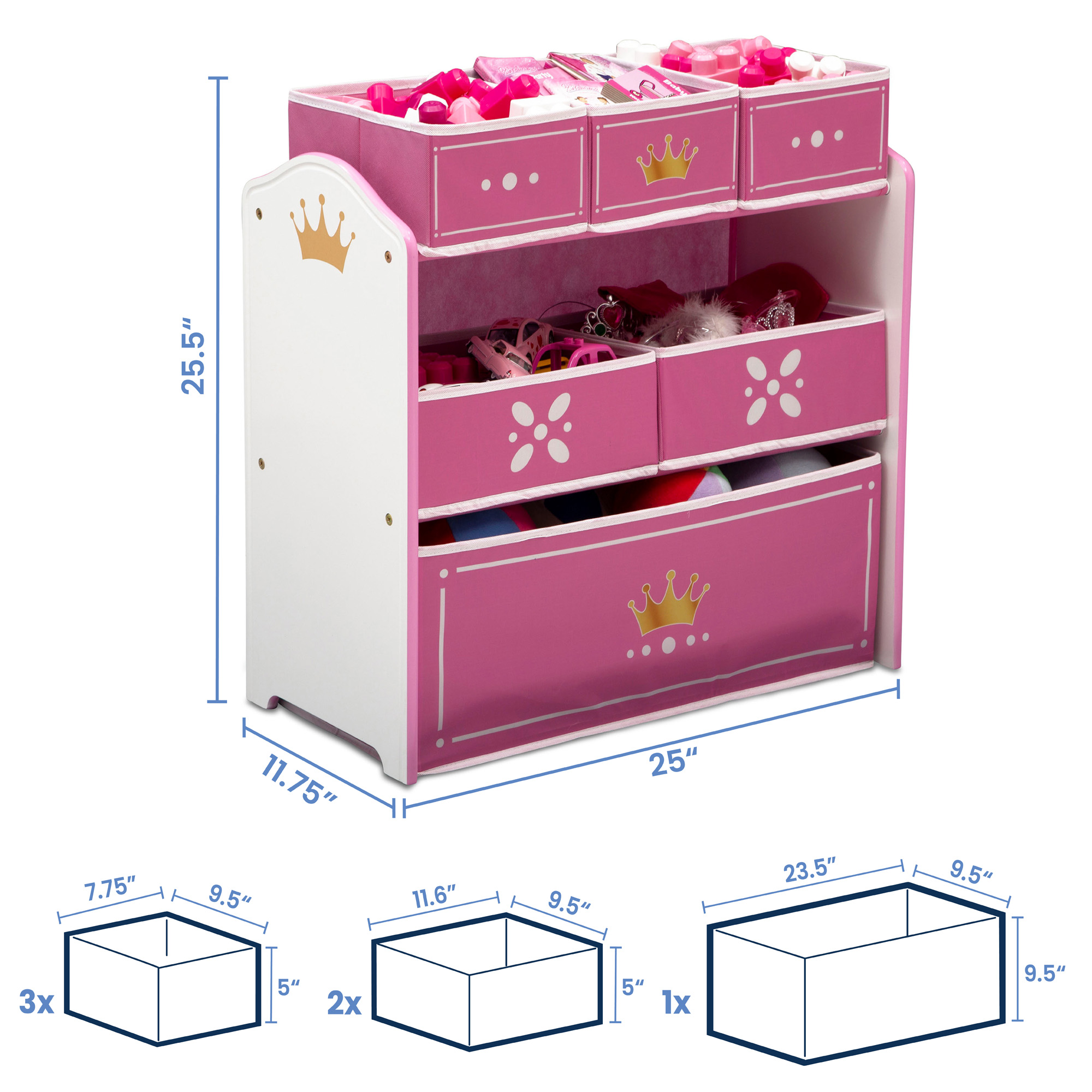 Delta Children Princess  Toy Organizer
