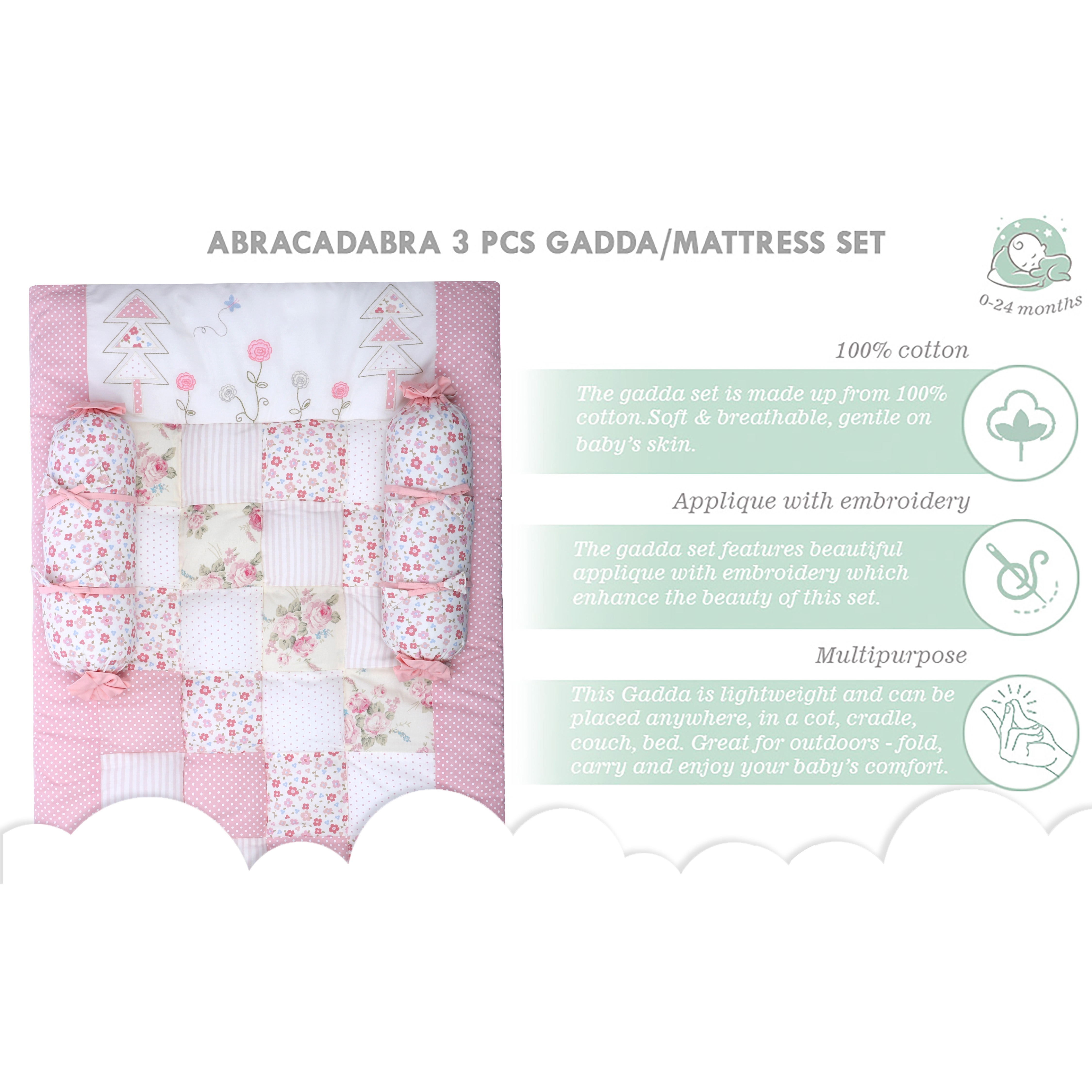 Mothercare | Abracadabra Gadda Set - Vintage Floral 6