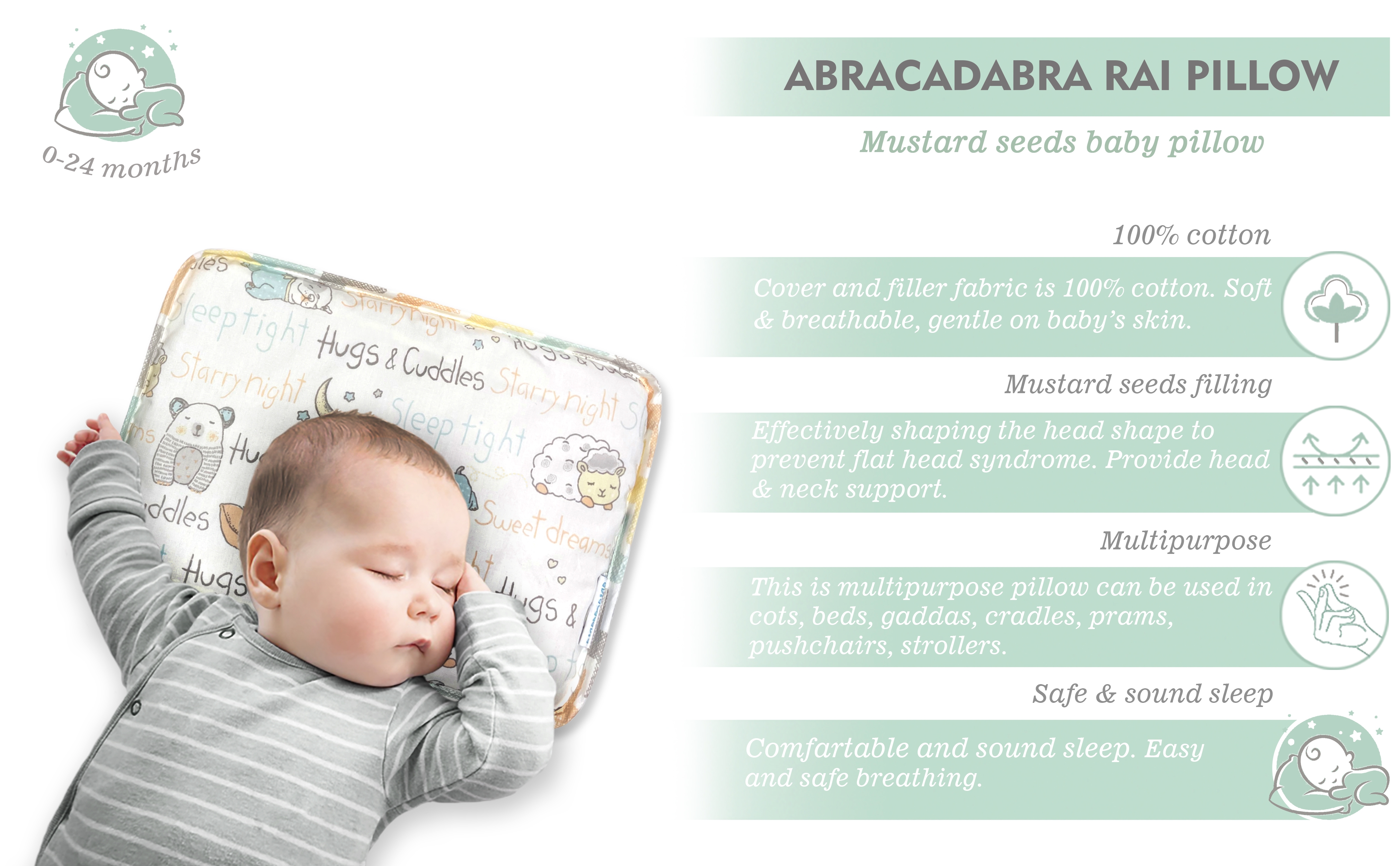 Mothercare | Abracadabra Rai Pillow - Sleepy Friends 4