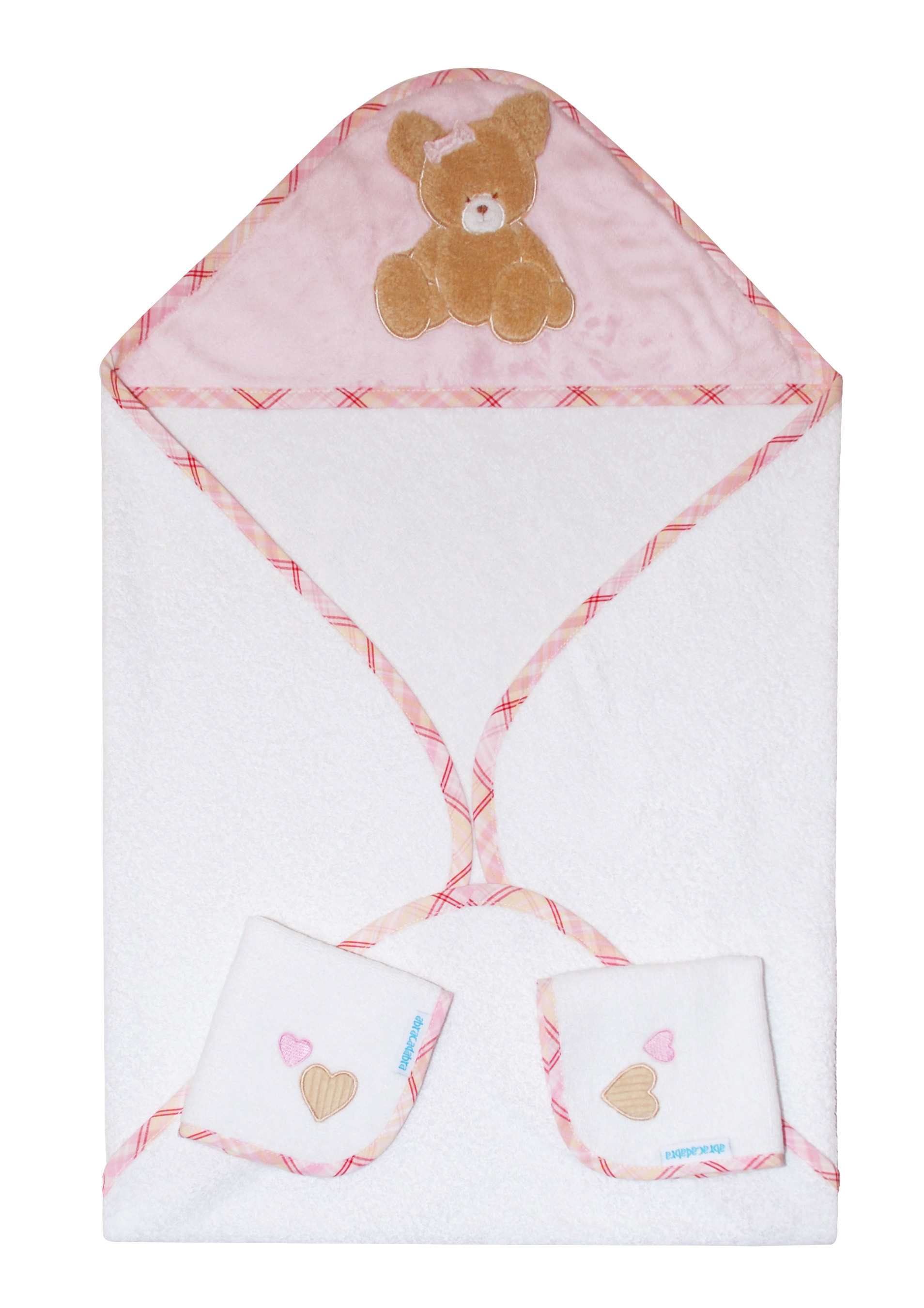 Mothercare | Abracadabra Hooded Towel Set - Tender Heart 0