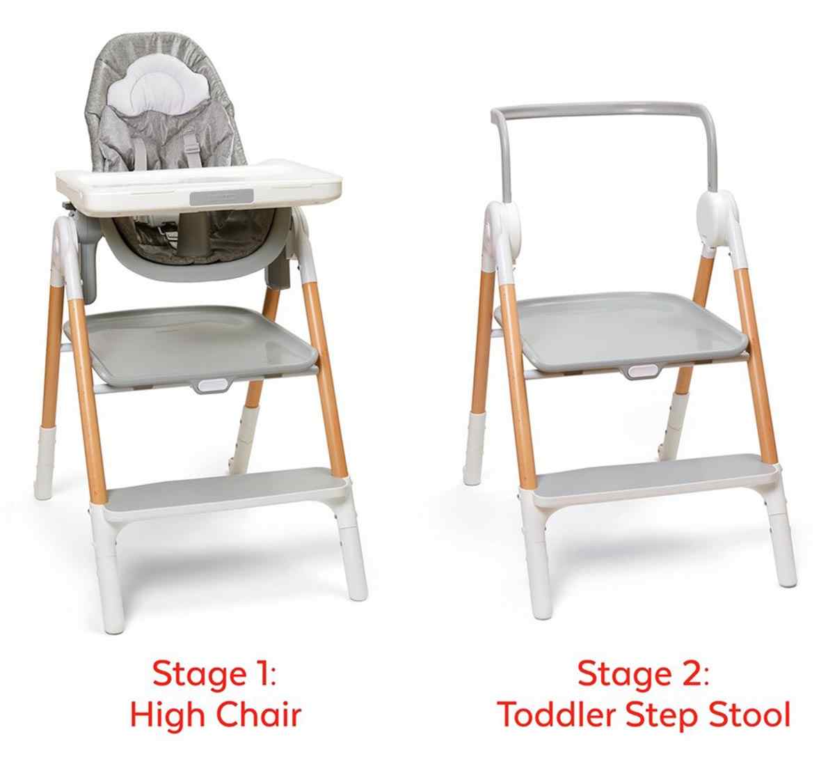 Skip Hop Sit-To-Step High Chair Eu Grey