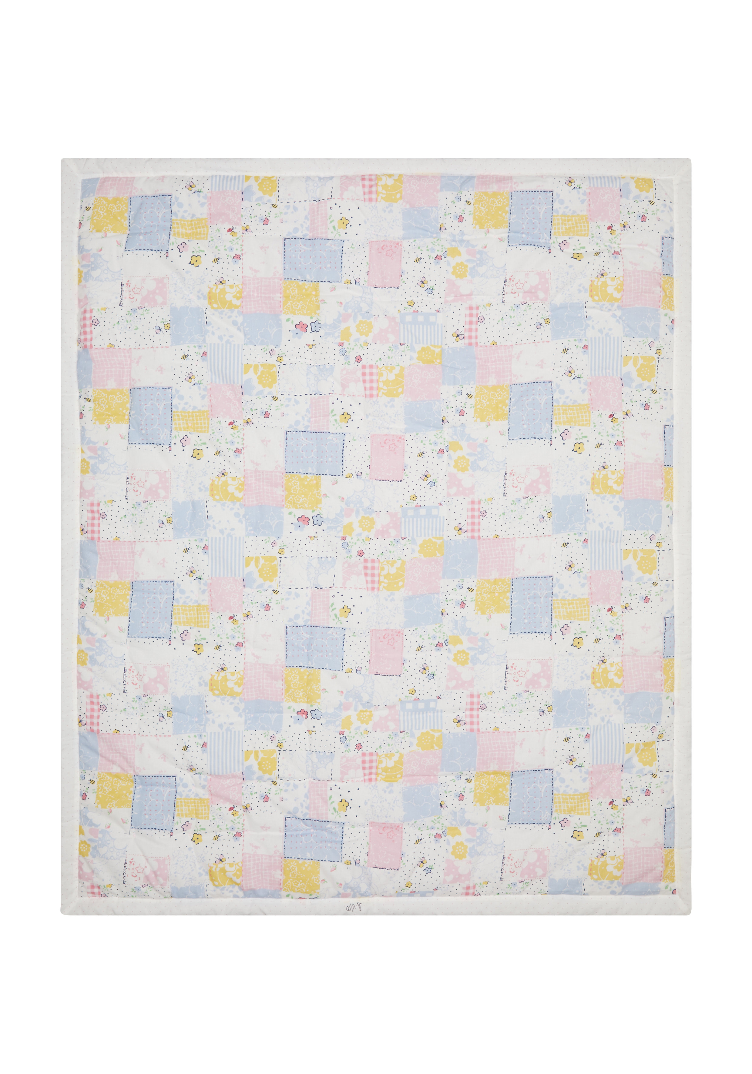 Mothercare | Mothercare Spring Flower Quilt Pink 1