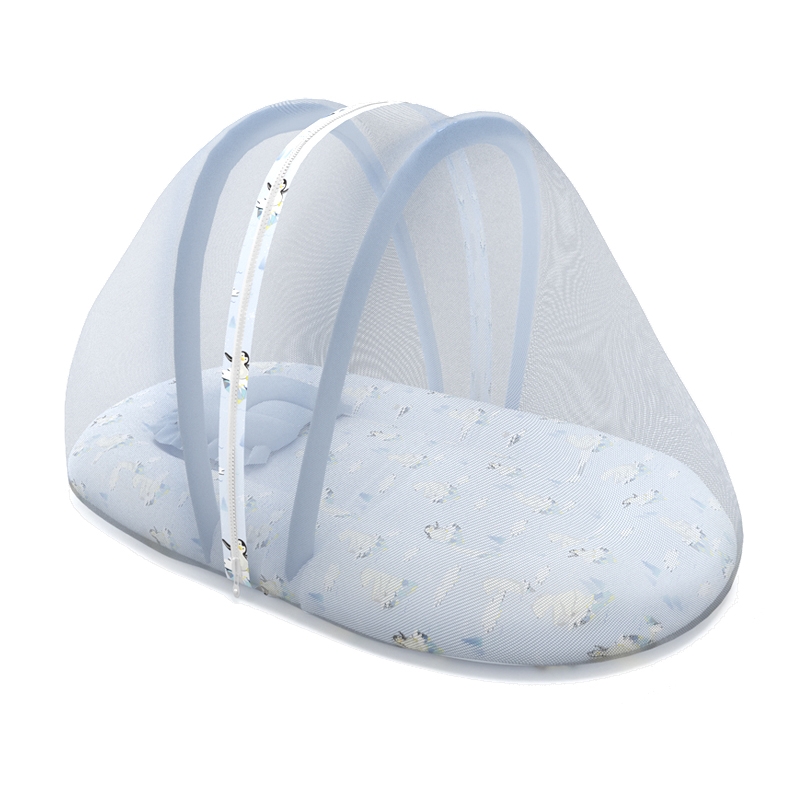 Mothercare | Fancy Fluff Organic Mosquito Net Set - Arctic 0