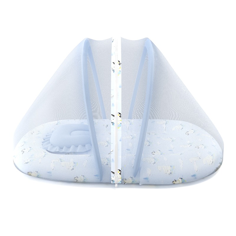 Mothercare | Fancy Fluff Organic Mosquito Net Set - Arctic 1
