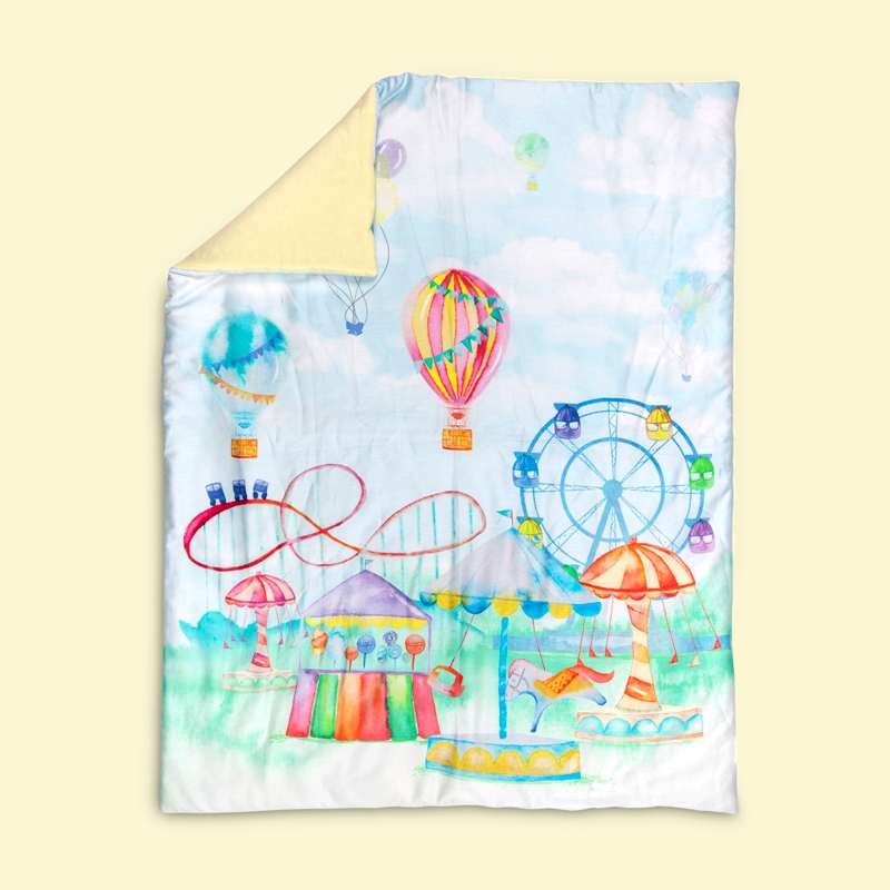 Mothercare | Fancy Fluff Organic Toddler Comforter - Carnival 3