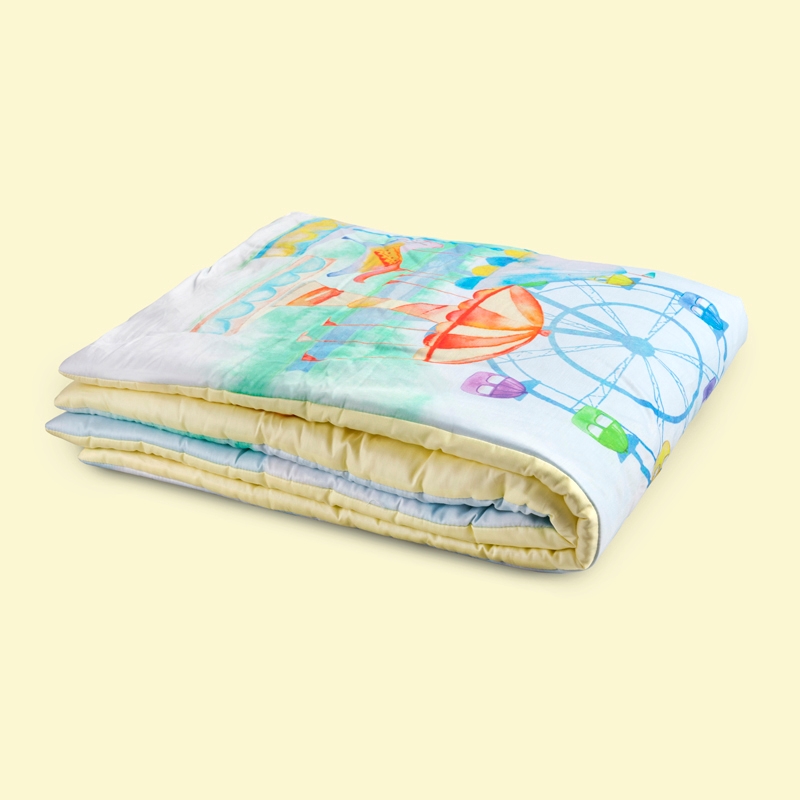 Mothercare | Fancy Fluff Organic Toddler Comforter - Carnival 2