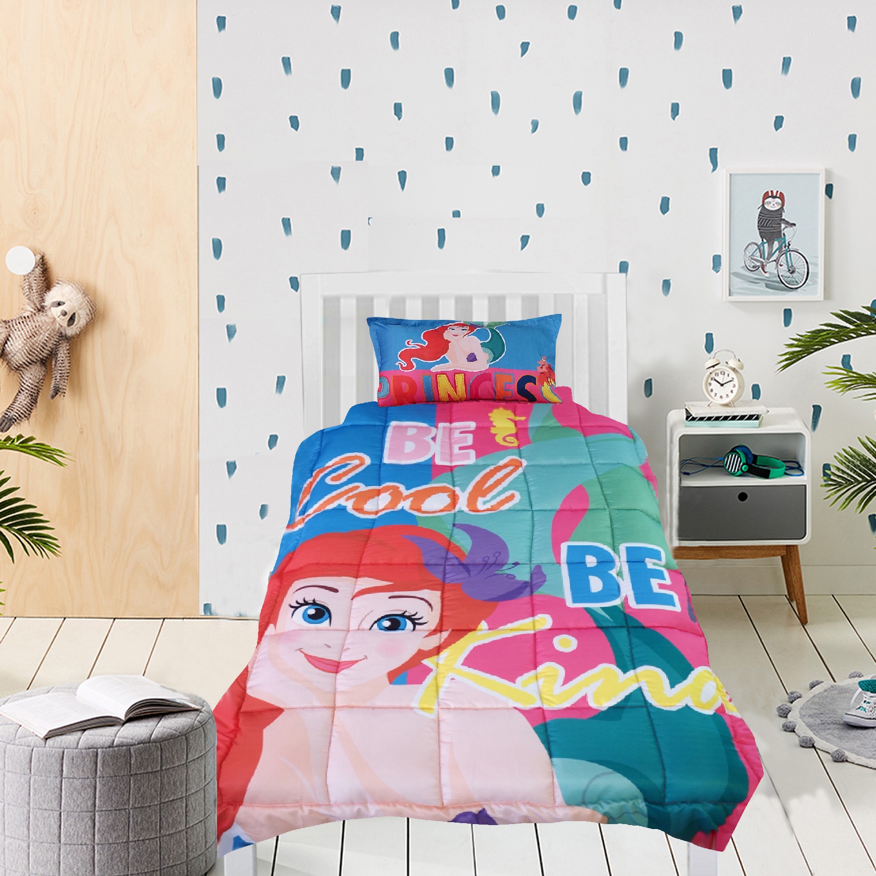 Wiggle wink Princess Be Cool Single comforter