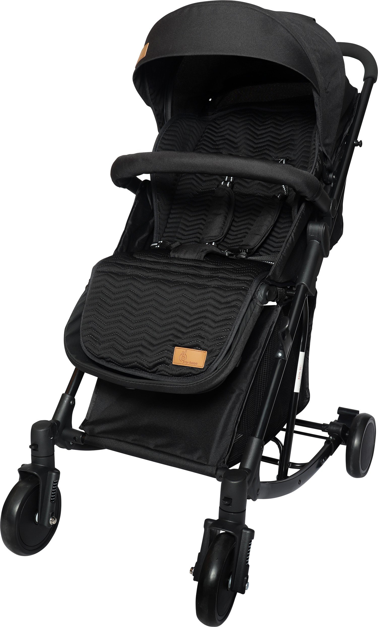 R For Rabbit Rock N Roll Baby Strollers Black