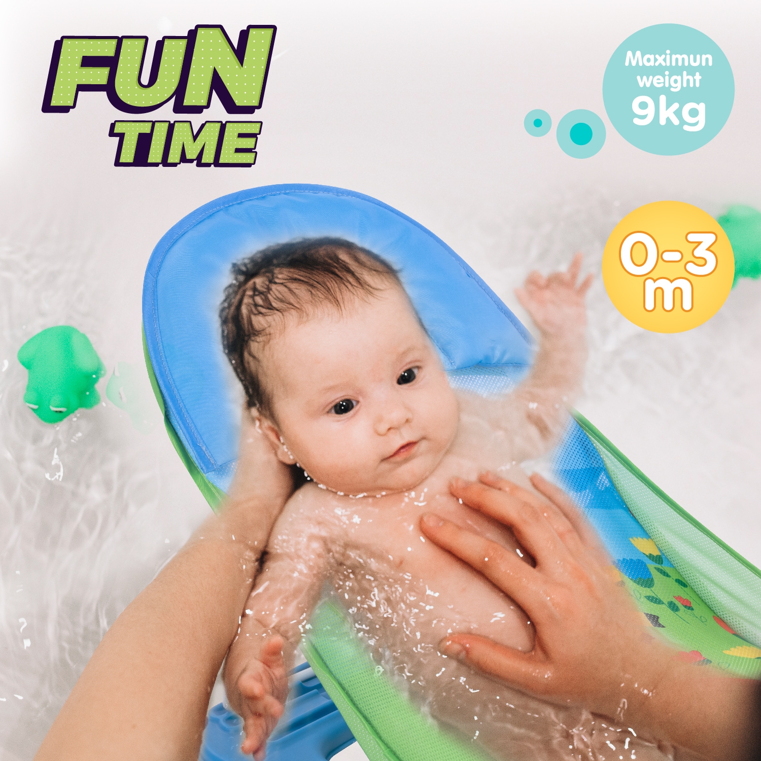 Mothercare | R For Rabbit Fun Time Baby Bather Blue 0