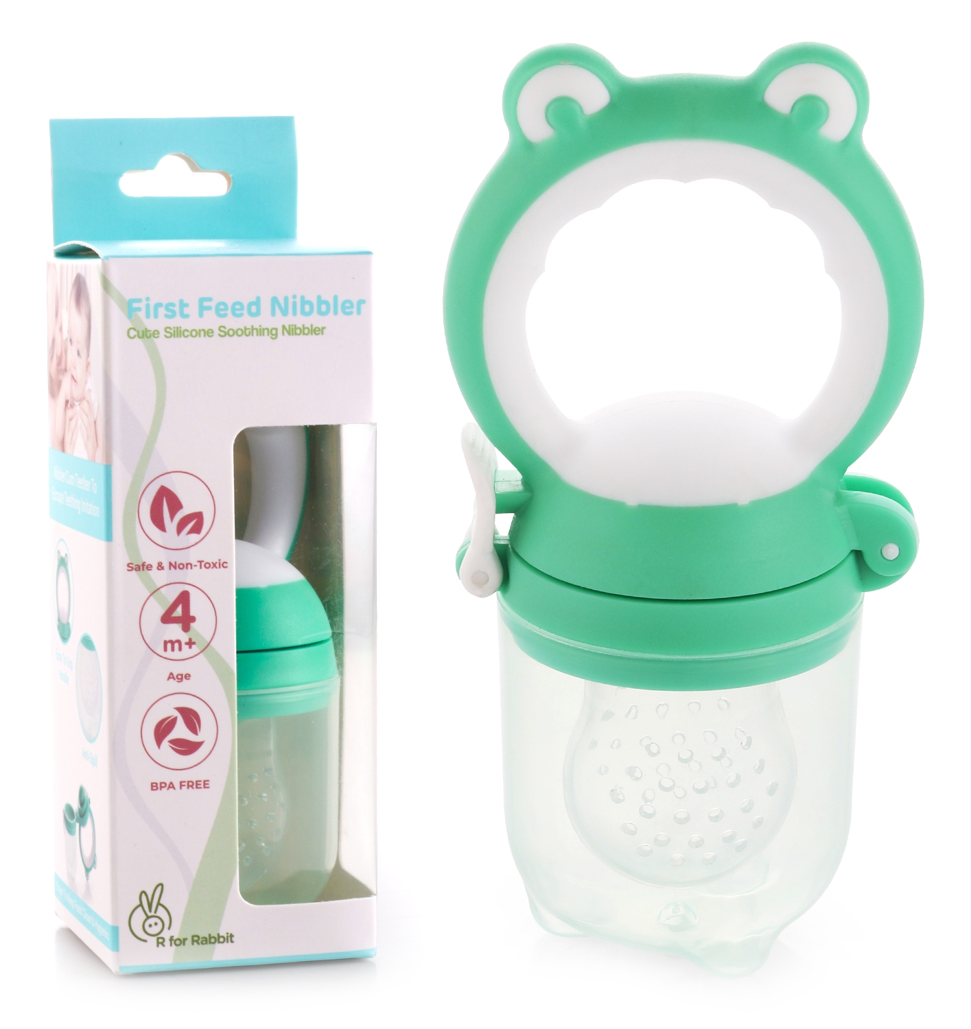 Mothercare | R For Rabbit First Feed Teethers & Nibblers Green 0