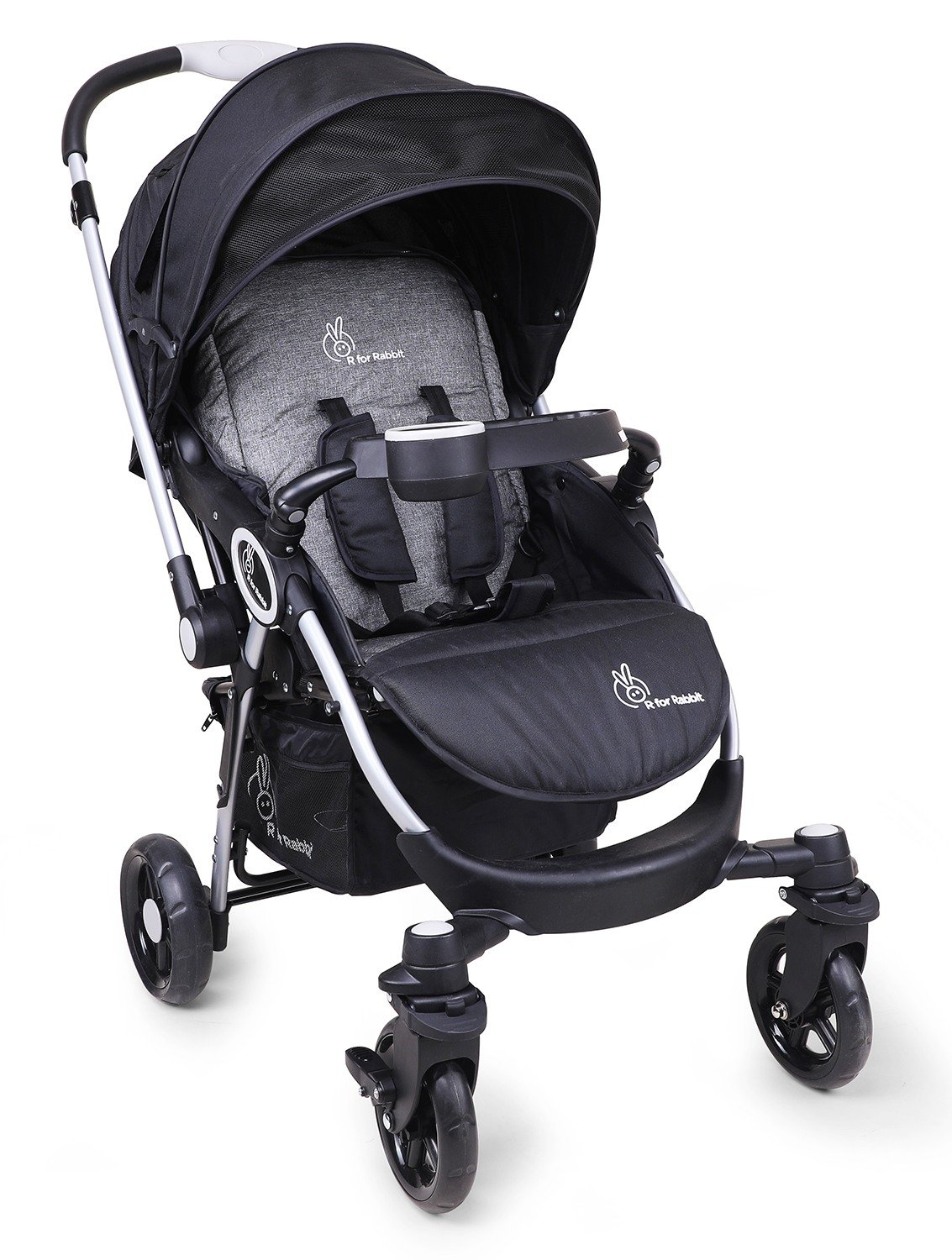 R For Rabbit Chocolate Ride Baby Strollers Black Grey