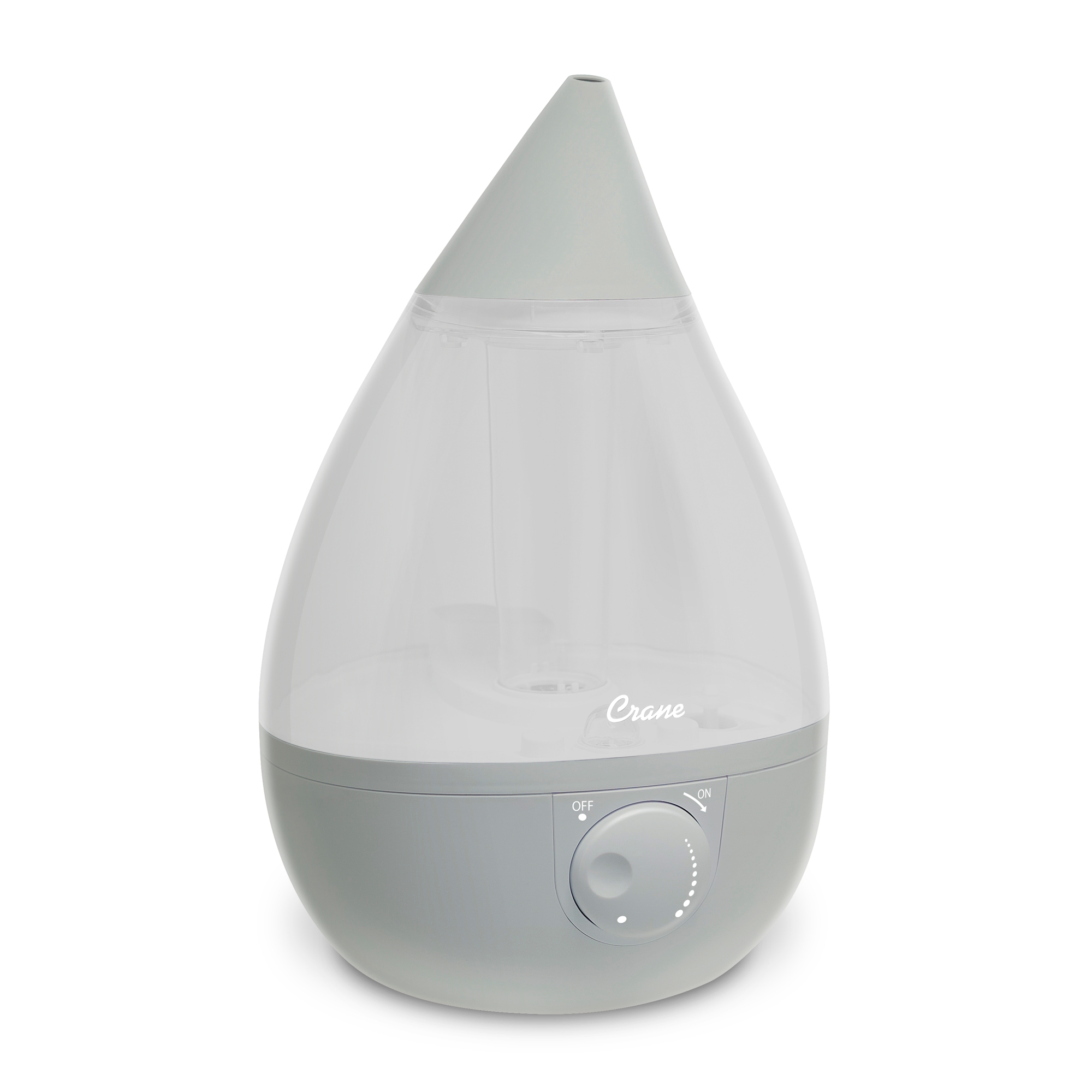 Mothercare | Crane Drop Shape Cool Mist Humidifier Grey 0