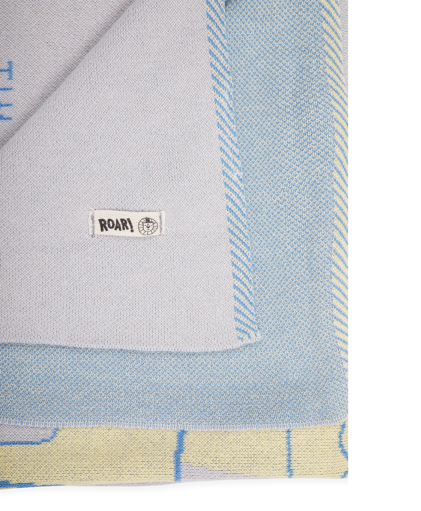 Mi Arcus Kiddo Knitted Blanket- Safari White