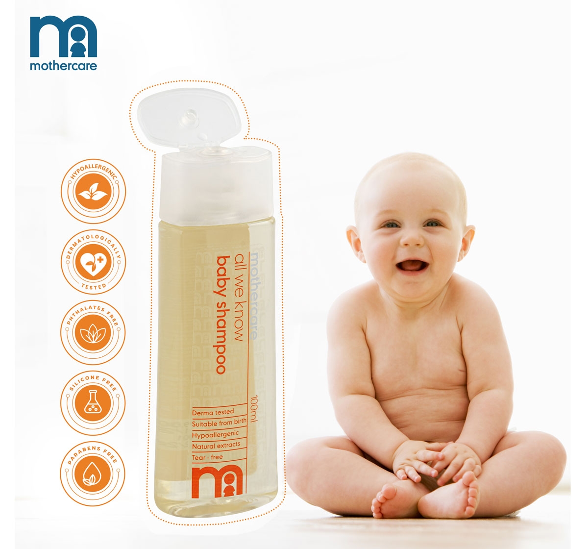Mothercare | Mothercare All We Know Baby Shampoo 100ml 3