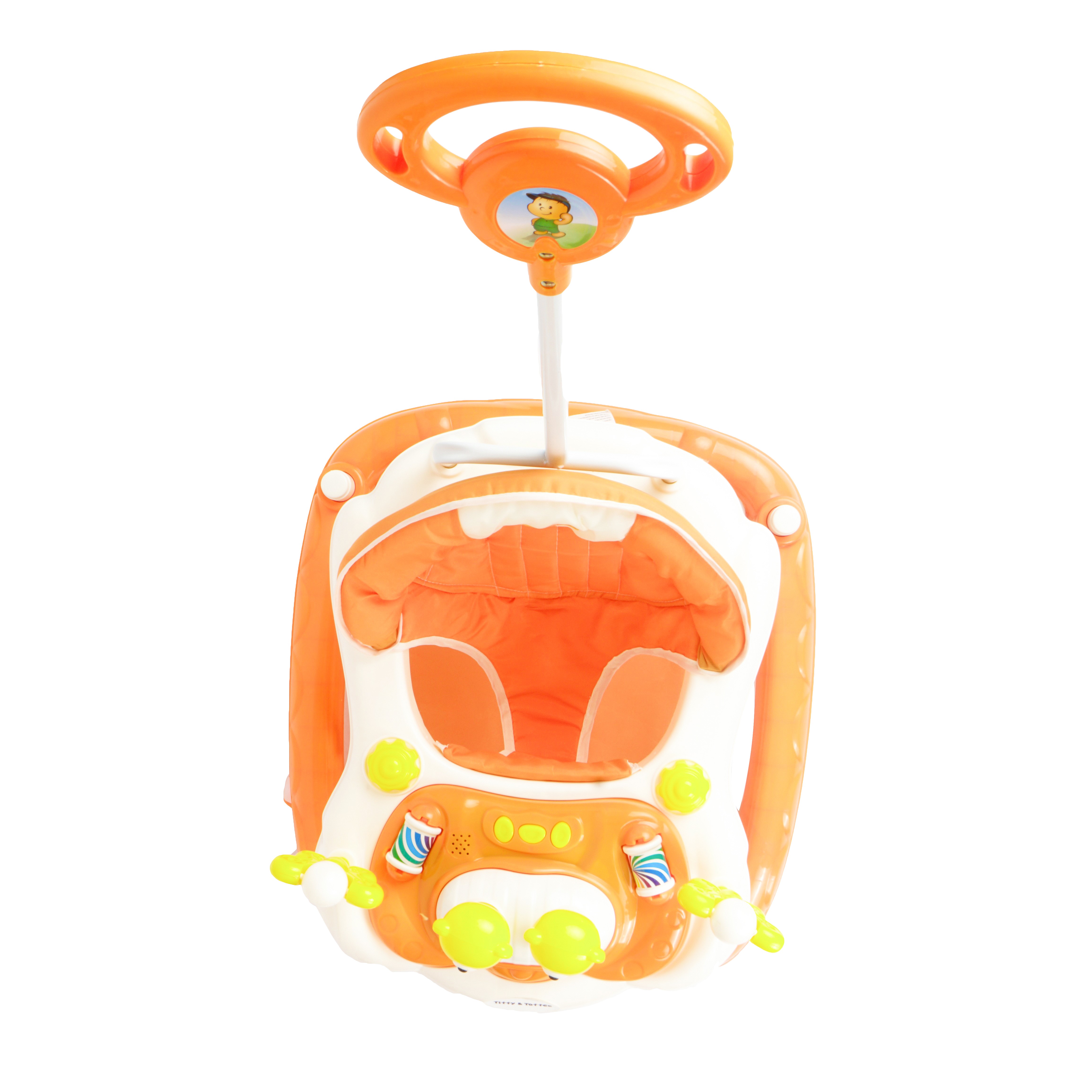 Tiffy & Toffee Early Learning Baby Walker Orange