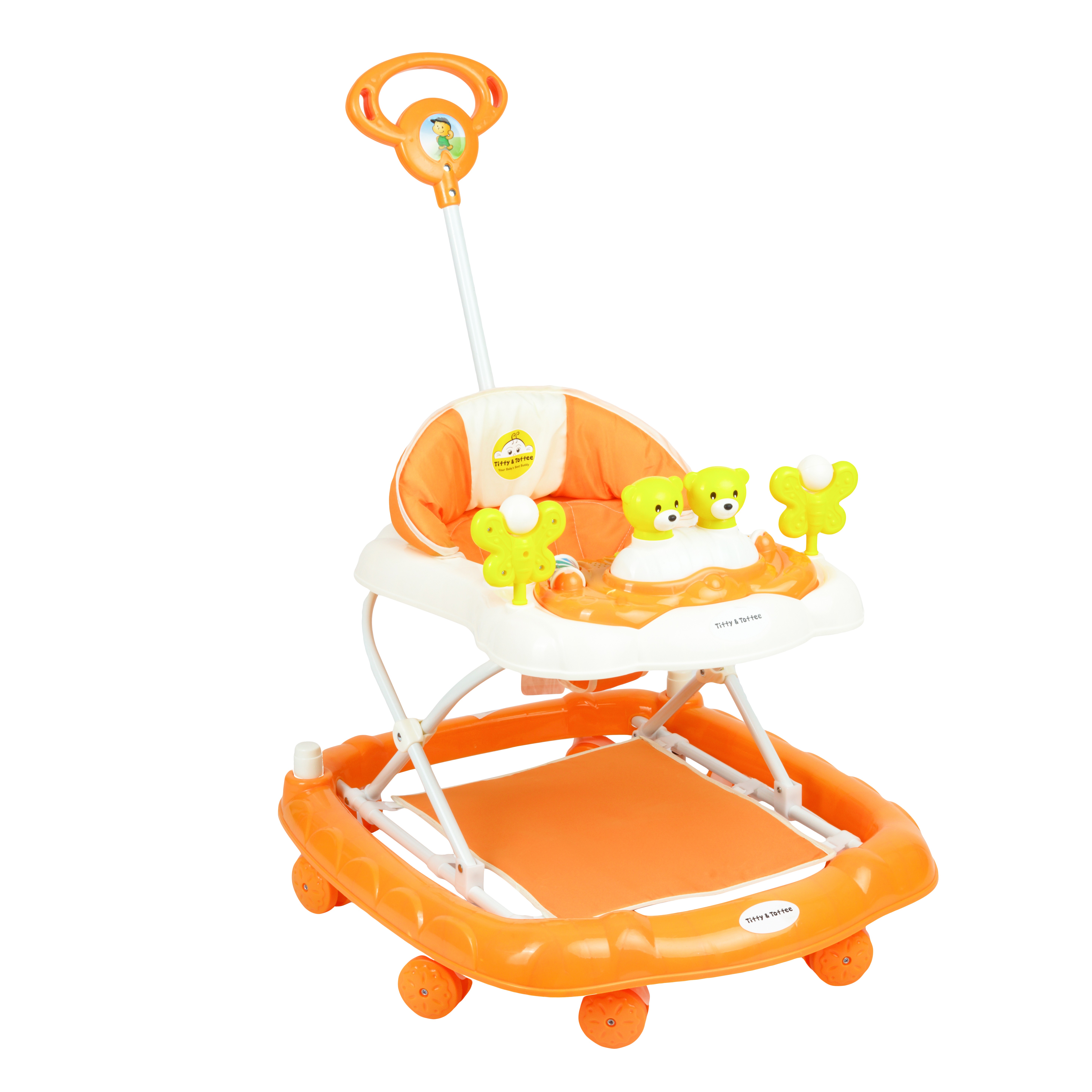Tiffy & Toffee Early Learning Baby Walker Orange