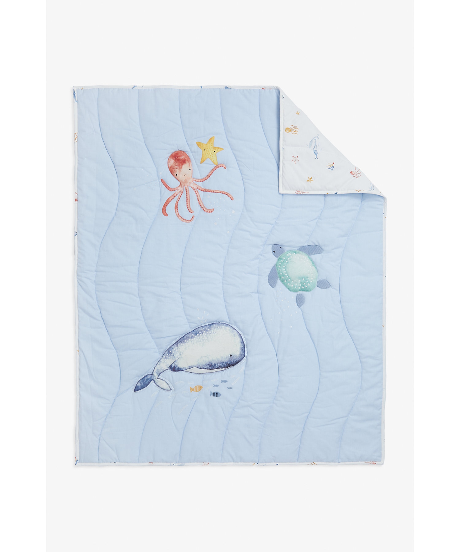 Mothercare | Mothercare You Me & The Sea Quilt Blue 0
