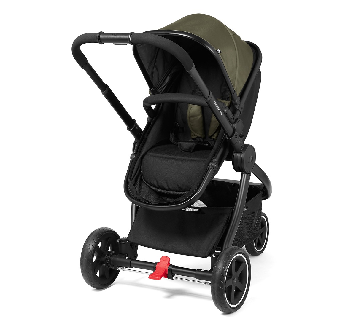 Mothercare Baby Metal Framed 3 Wheel Journey Black And Khaki