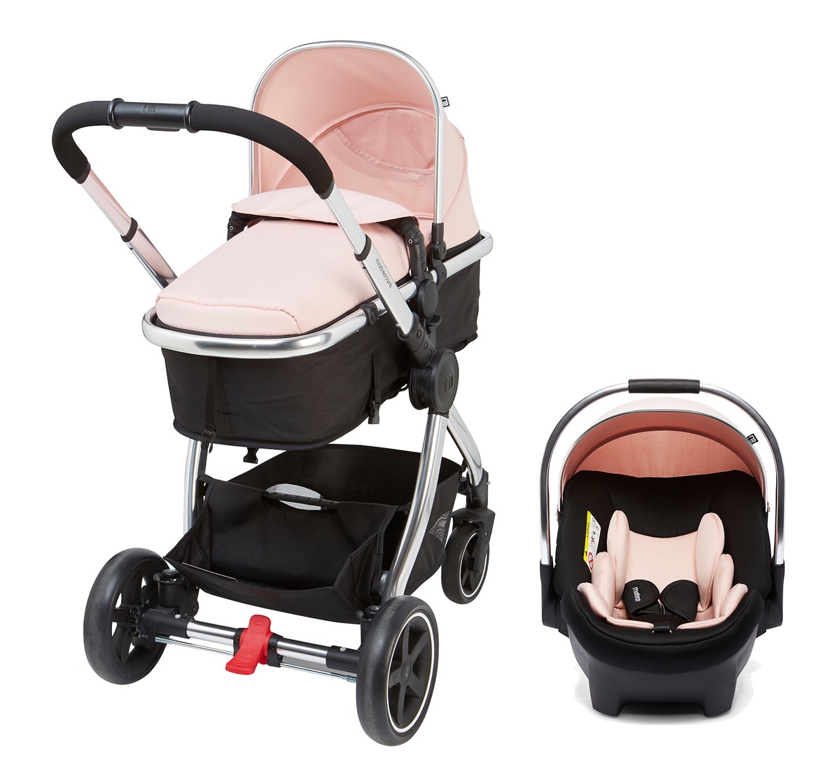 Mothercare journey 2025 travel system blush