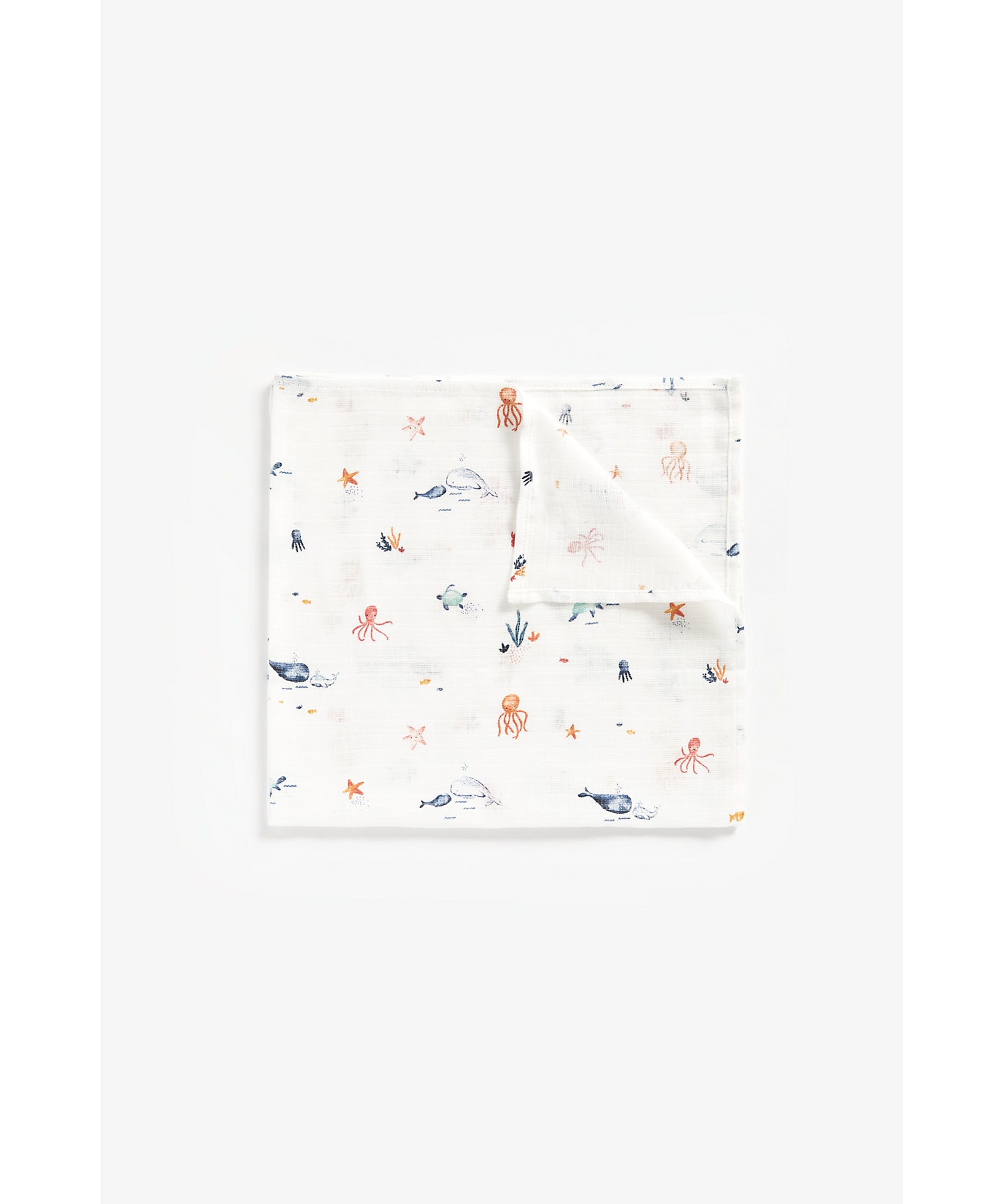 Mothercare | Mothercare You Me & The Sea Pack of 3 Muslins Multicolor 1