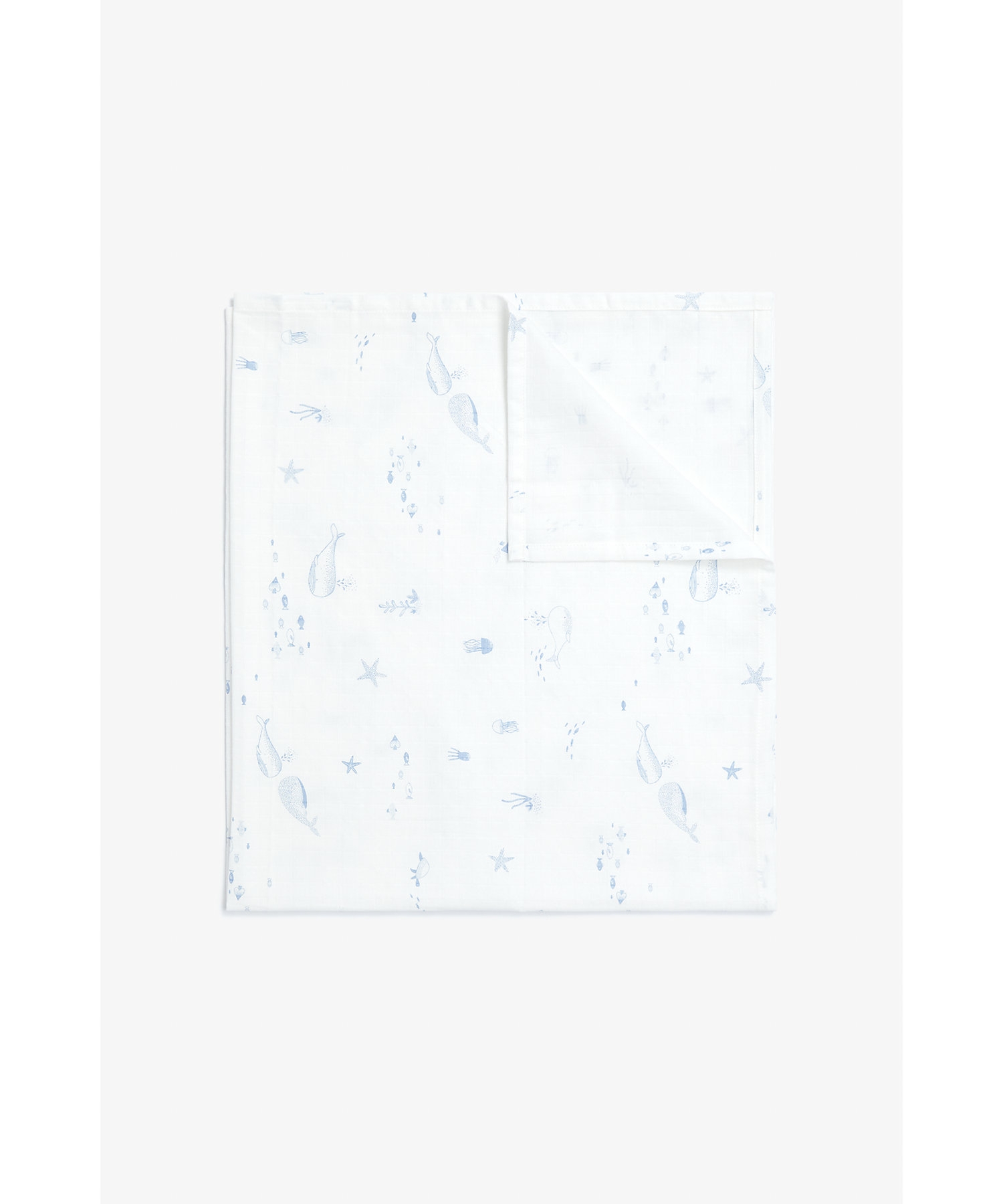 Mothercare | Mothercare You Me & The Sea Pack of 2 X-Large Muslins Blue 2