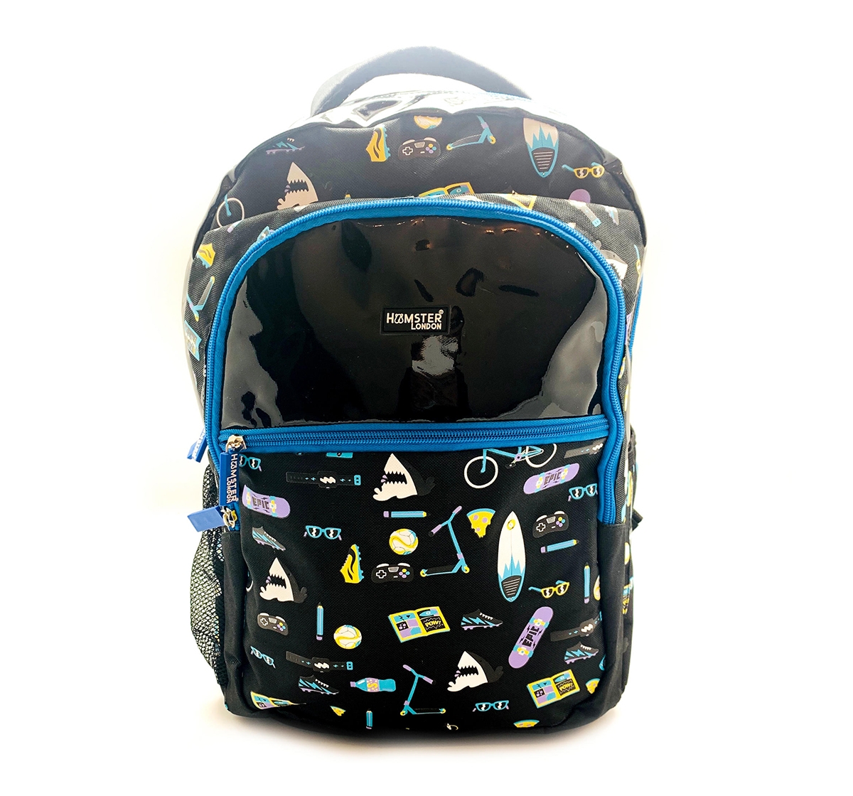 Hamster London | Hamster London Beach Theme Big Backpack for Boys age 3Y+ (Black) 0