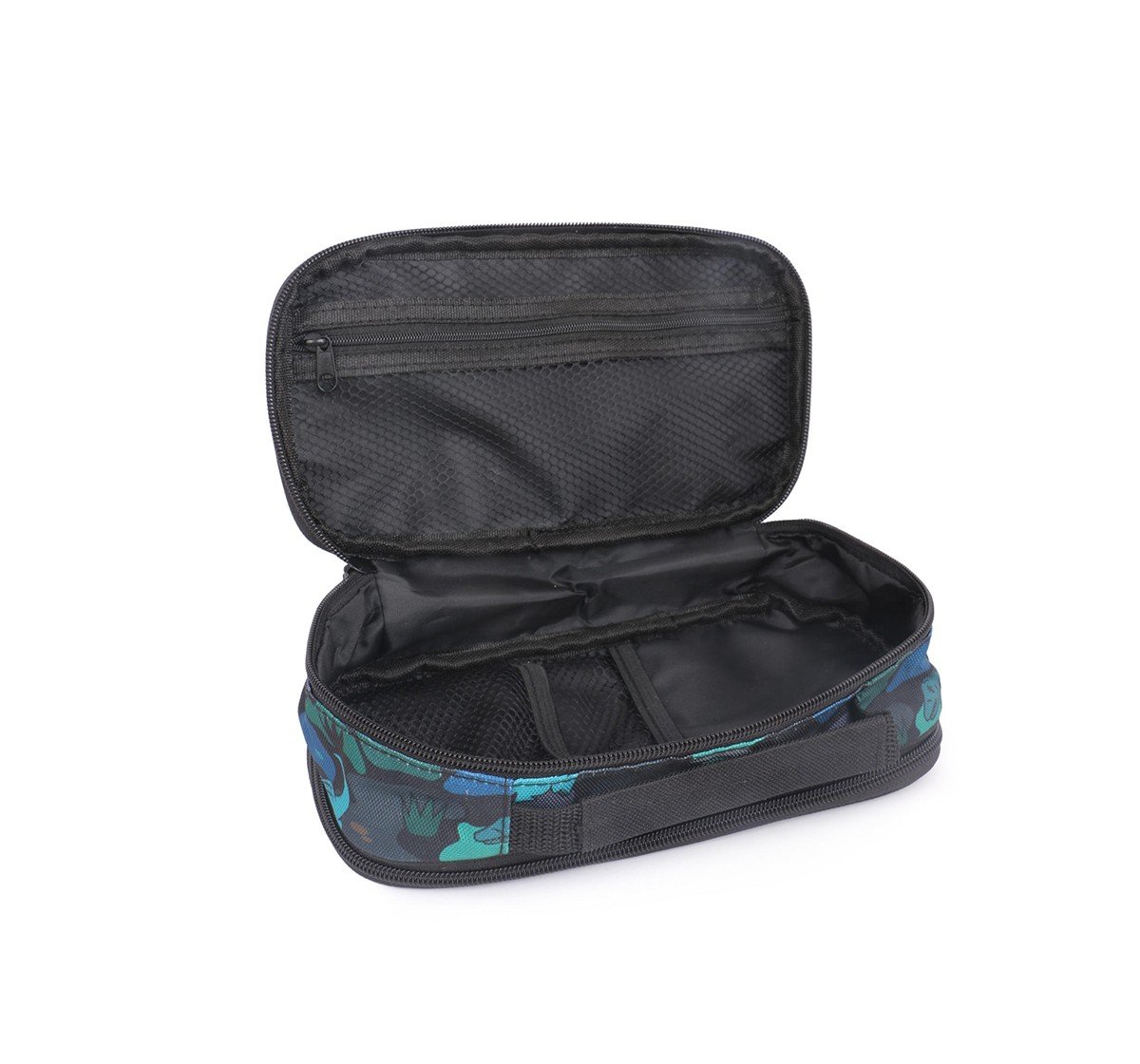 Hamster London Double Zipper Pencil Case for Kids age 3Y+ (Black)