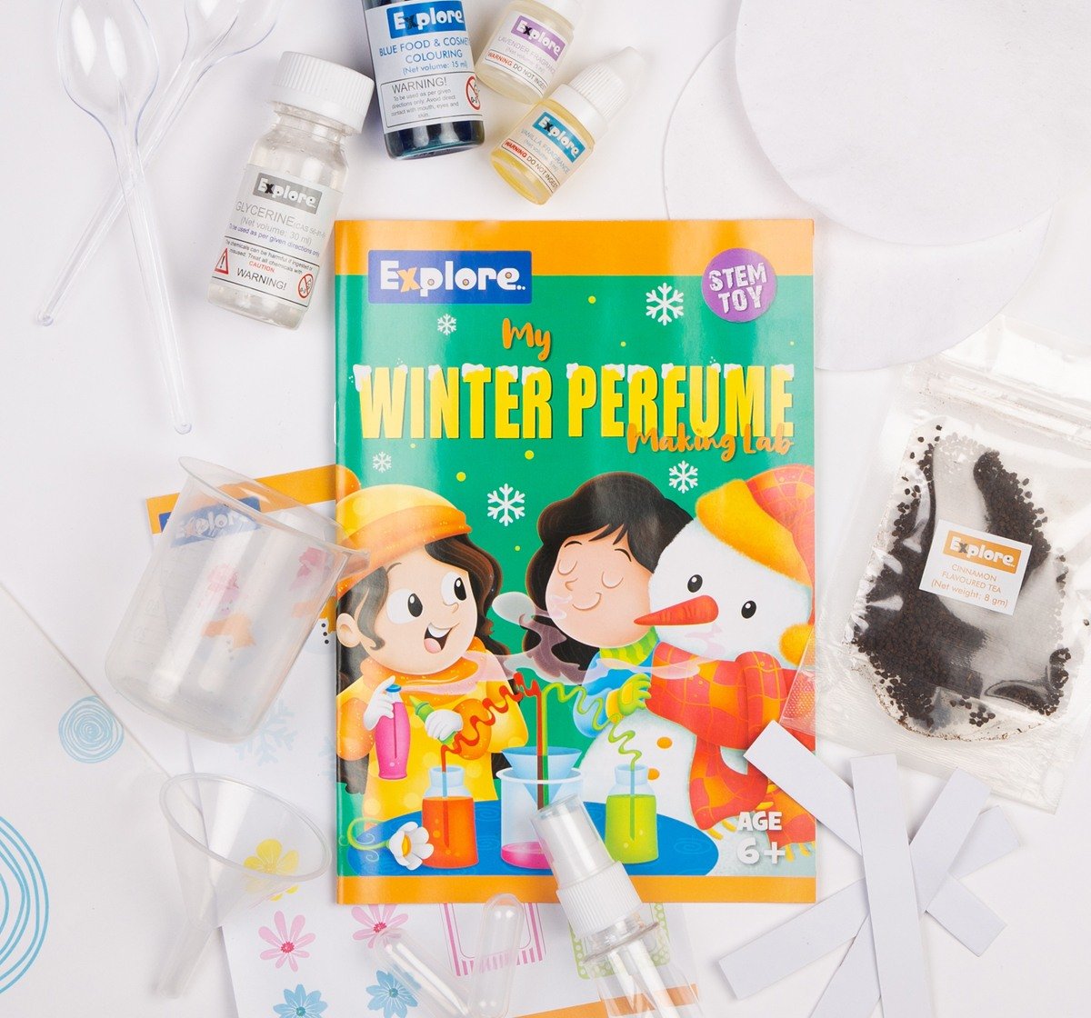 Eksploe My Winter Perfume Making Lab STEM Activity Kit Multicolor 8Y+