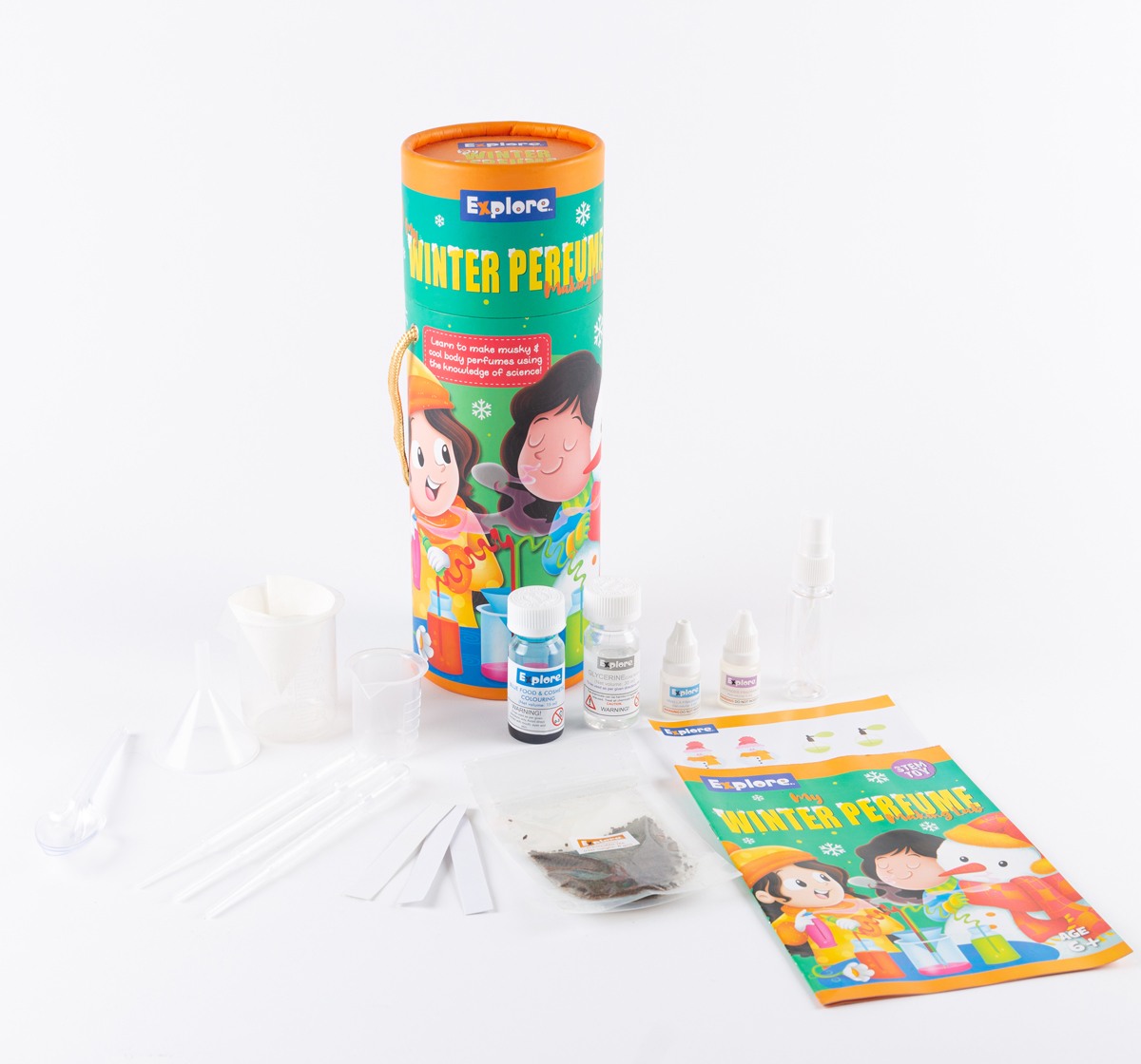 Eksploe My Winter Perfume Making Lab STEM Activity Kit Multicolor 8Y+