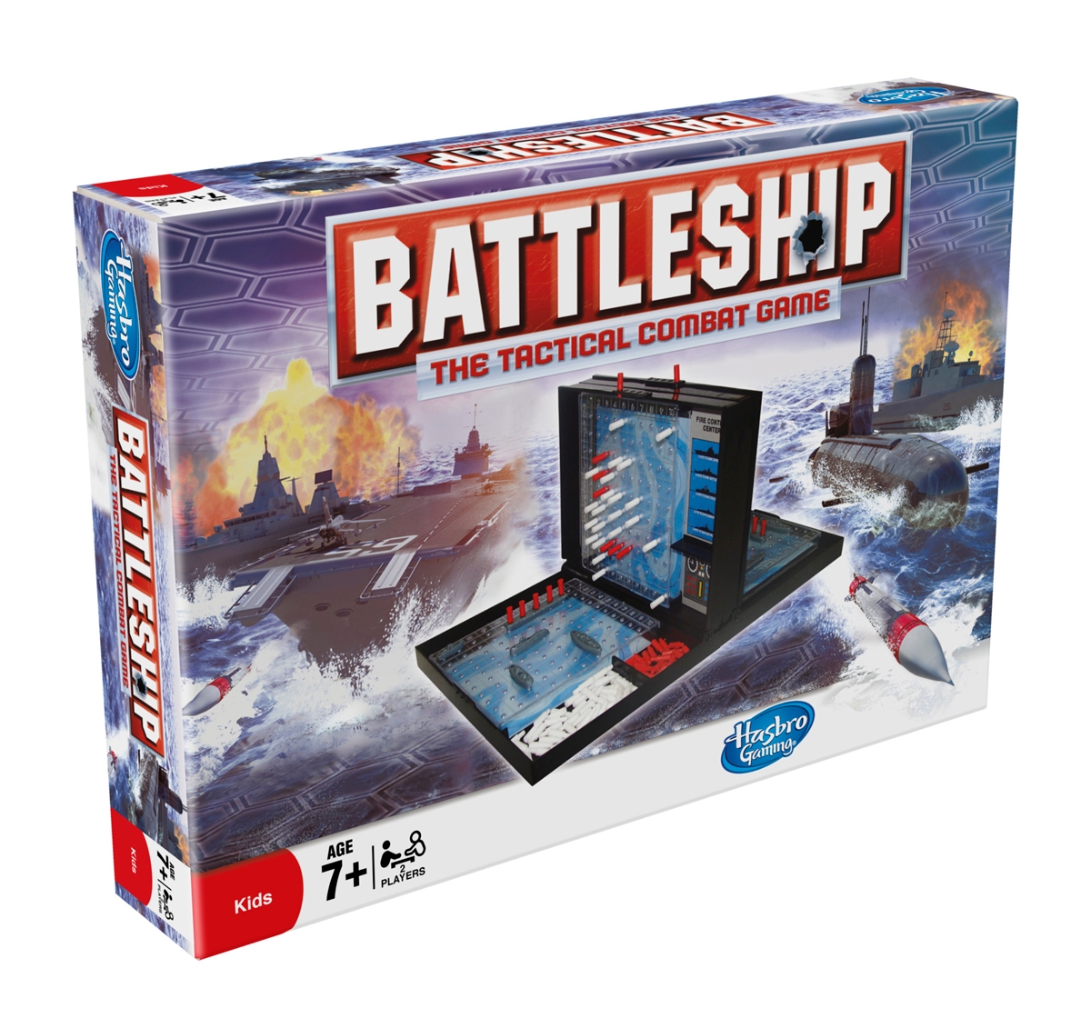 Hasbro Gaming | Hasbro Gaming Battleship Classic Strategy Board Game For Kids 7 Y+, Multicolour 3