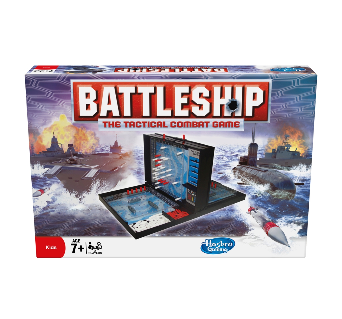 Hasbro Gaming | Hasbro Gaming Battleship Classic Strategy Board Game For Kids 7 Y+, Multicolour 2