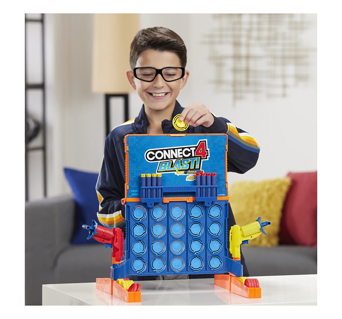 Hasbro Gaming | Hasbro Connect 4 Blast! Game With Nerf Blasters Games for Kids age 8Y+ 5