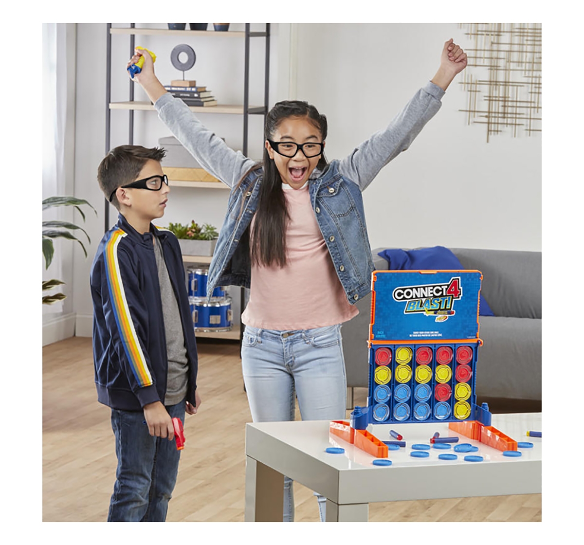 Hasbro Gaming | Hasbro Connect 4 Blast! Game With Nerf Blasters Games for Kids age 8Y+ 6