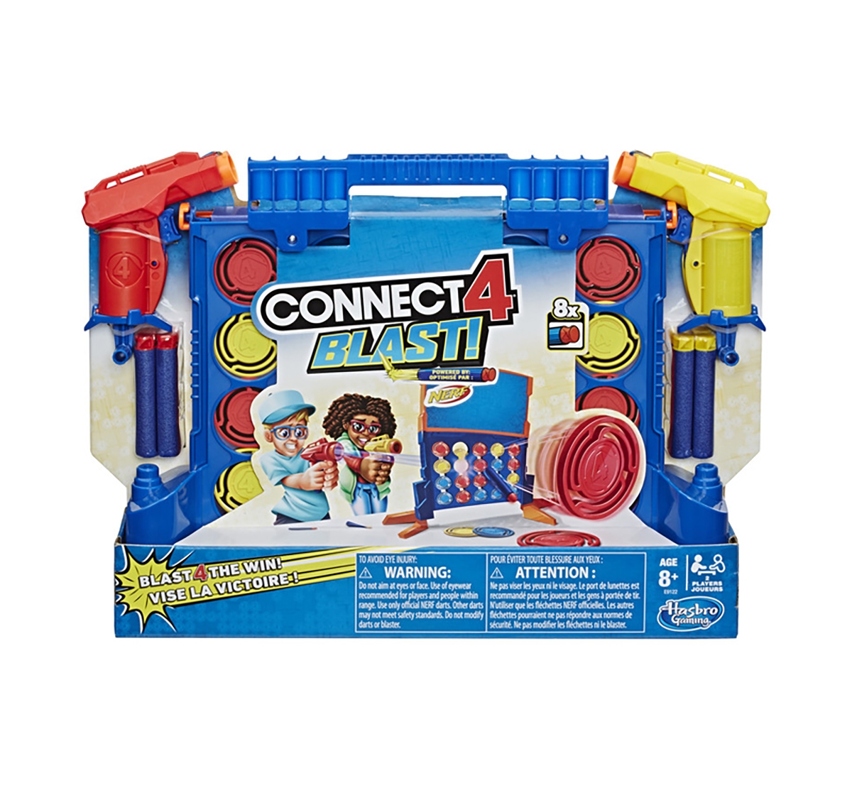 Hasbro Gaming | Hasbro Connect 4 Blast! Game With Nerf Blasters Games for Kids age 8Y+ 1
